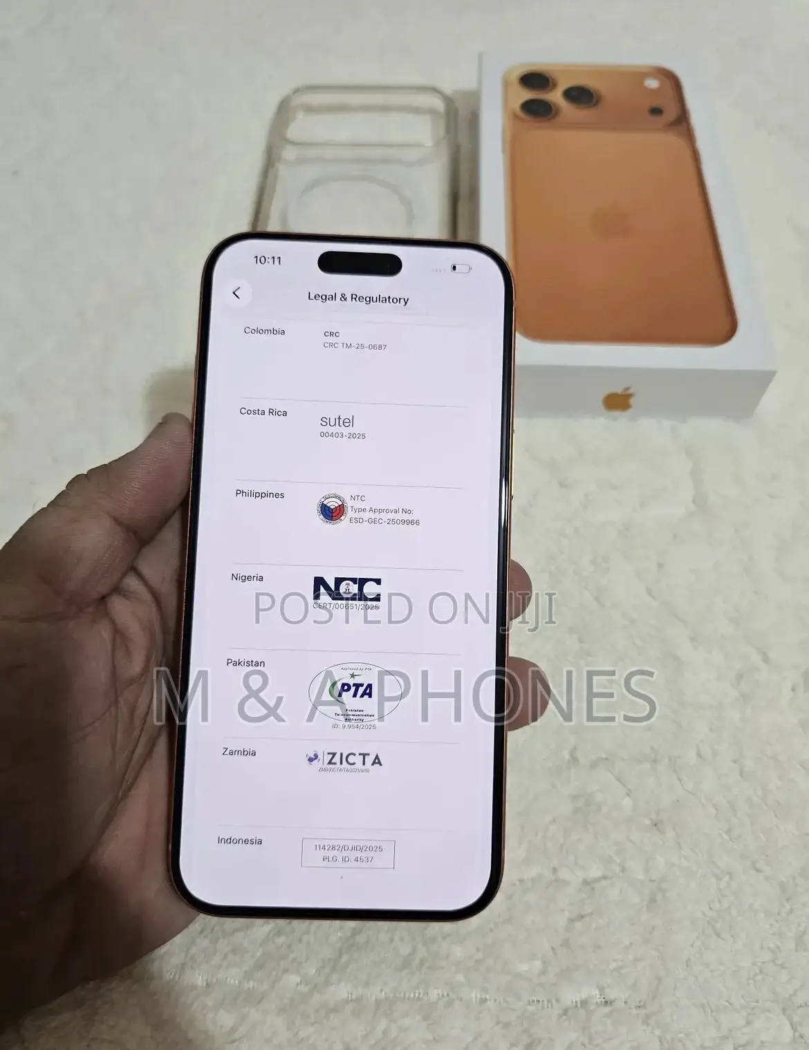 New Apple iPhone 17 Pro Max 256 GB Orange