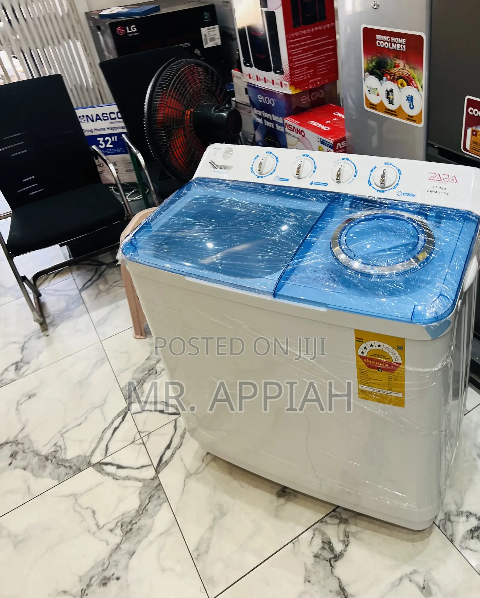 Super Authentic Zara 11kg Semi-Auto Washing Machine(2026 Model)