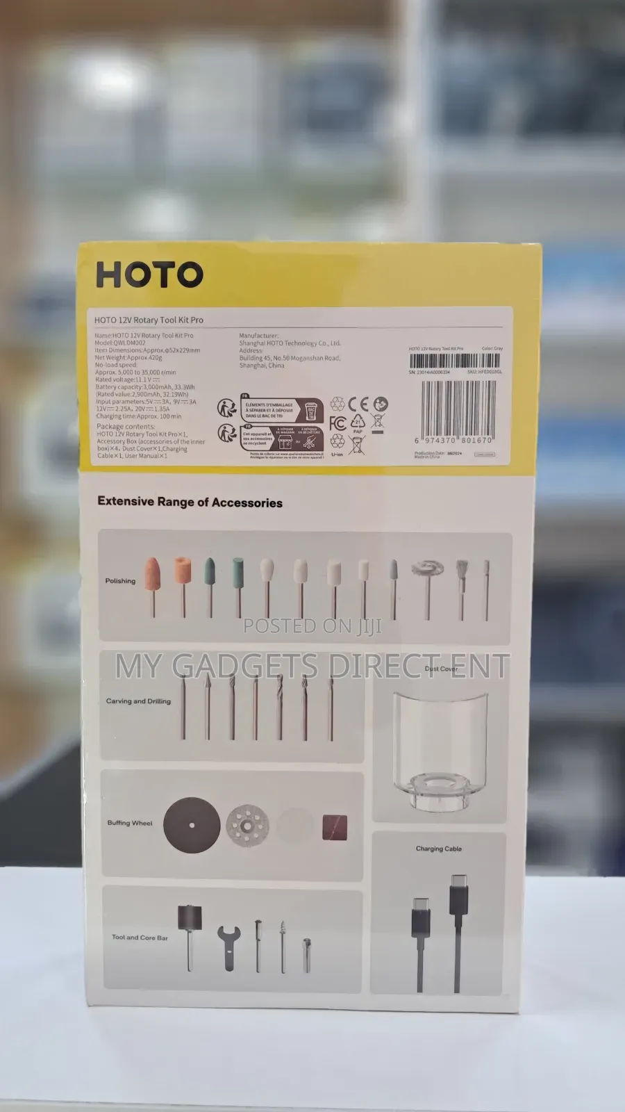 Hoto 12v Rotary Tool Kit