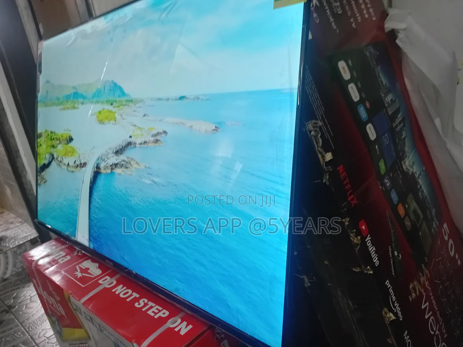 50" Smart Led Television Offering Uhd Visuals and Android Tv .