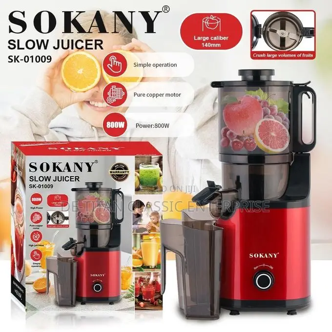 Extra Large Quality Sokany Slow Juicer