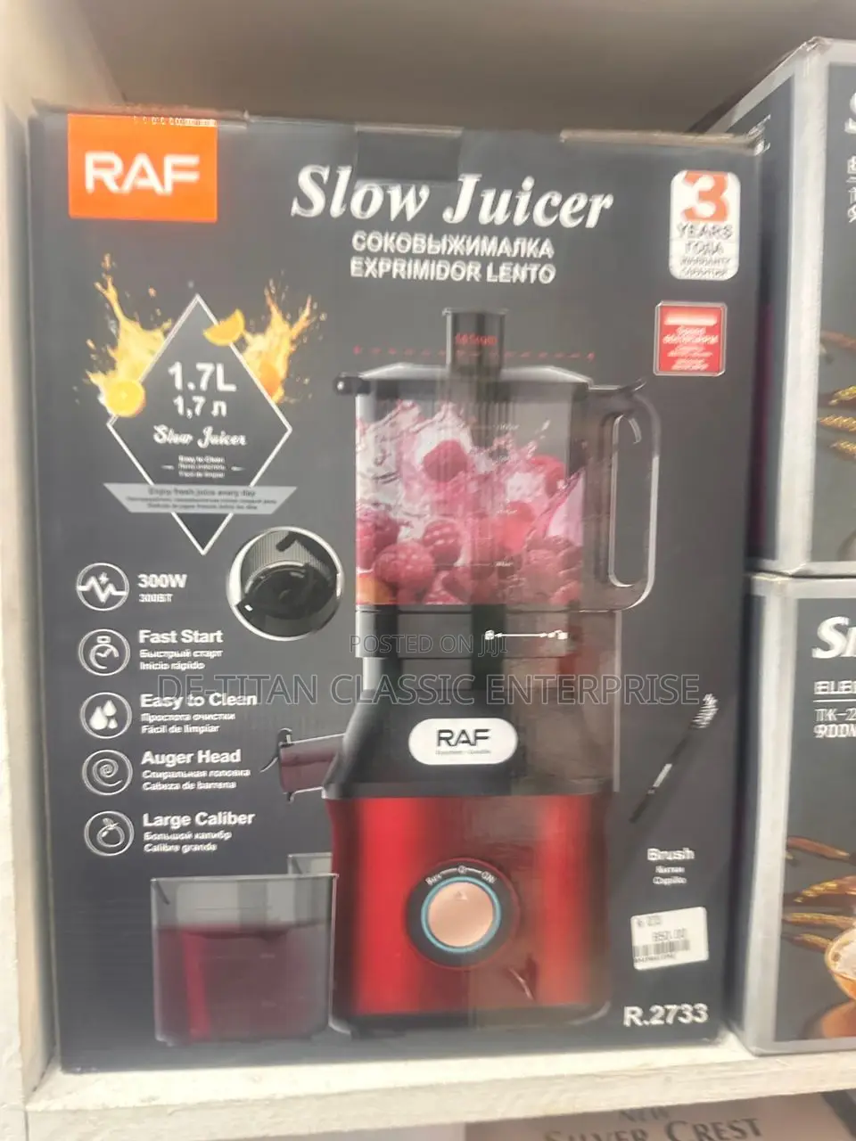 Quality Large Mouth Raf Multifunctional Slow Juicer