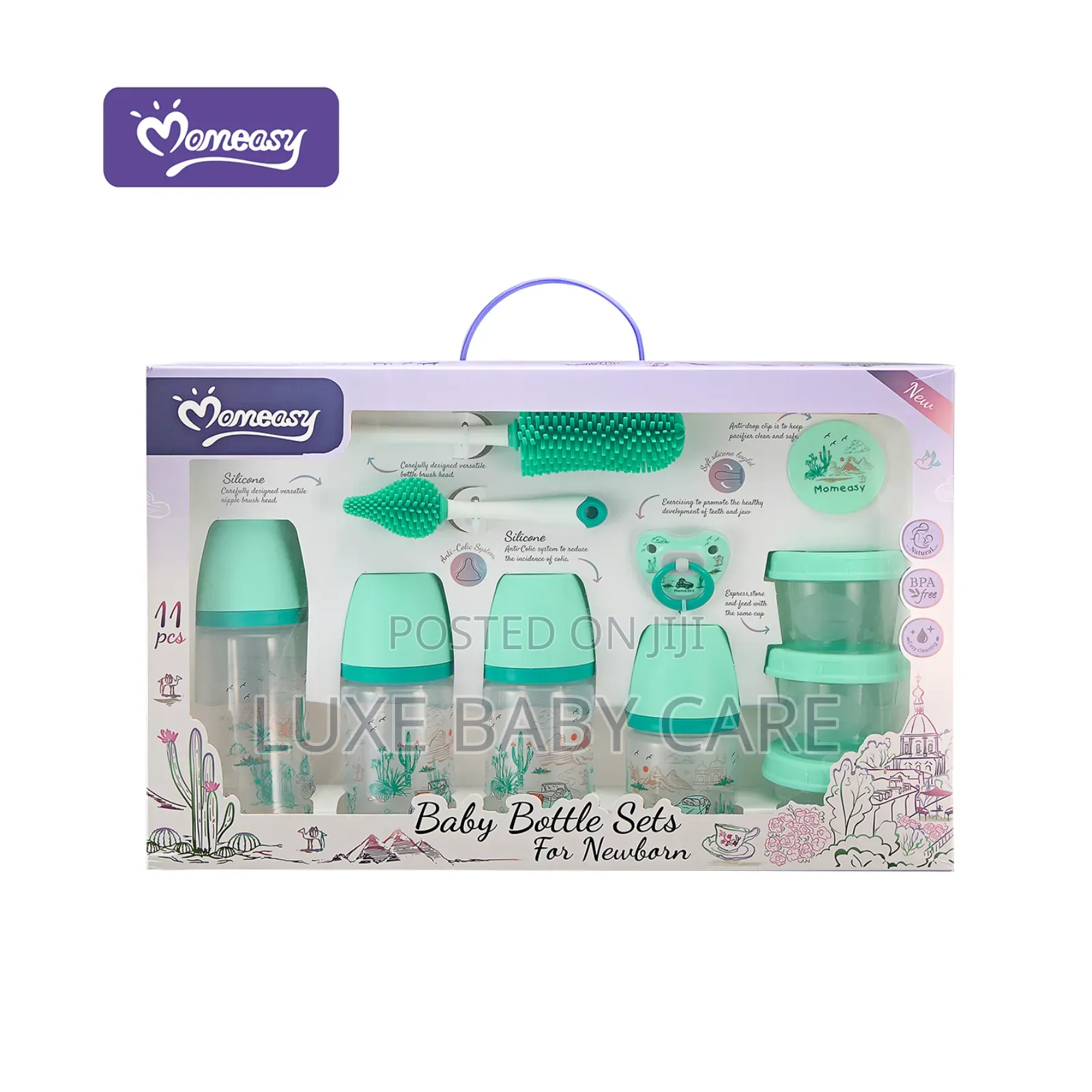 Momeasy Newborn Feeding Bottle Set