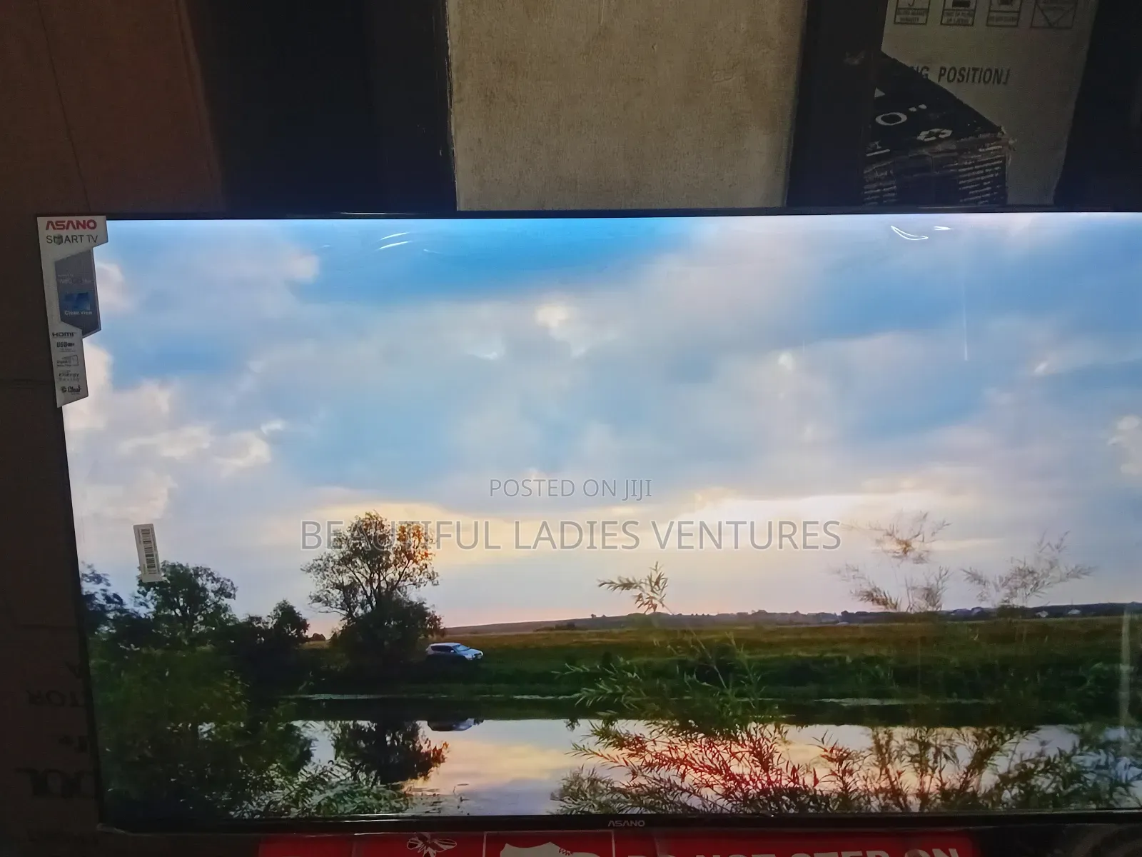 Asano 50” Smart Tv With Built-in Apps Hd Quality