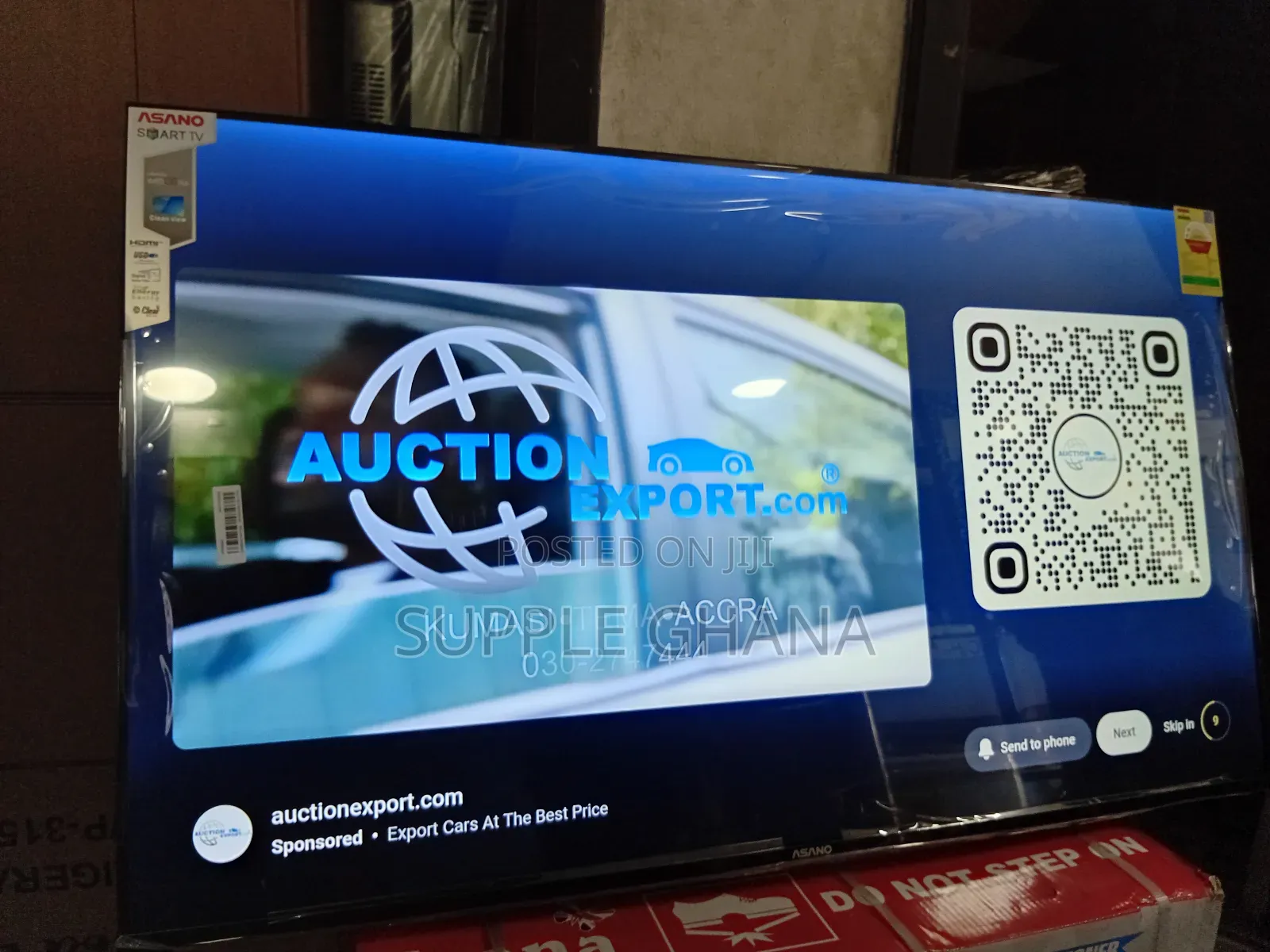 Asano 50" Led Smart Television – Bold and Brilliant Display