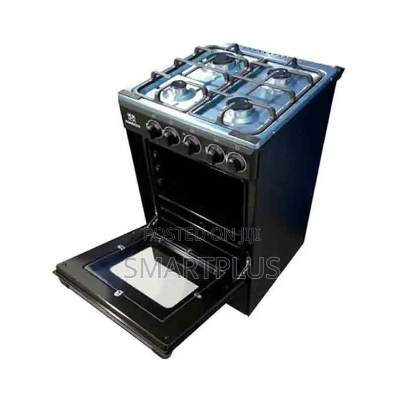 A Nasco Sniper Series 4-Burner Gas Cooker With a Stainless Steel Top.
