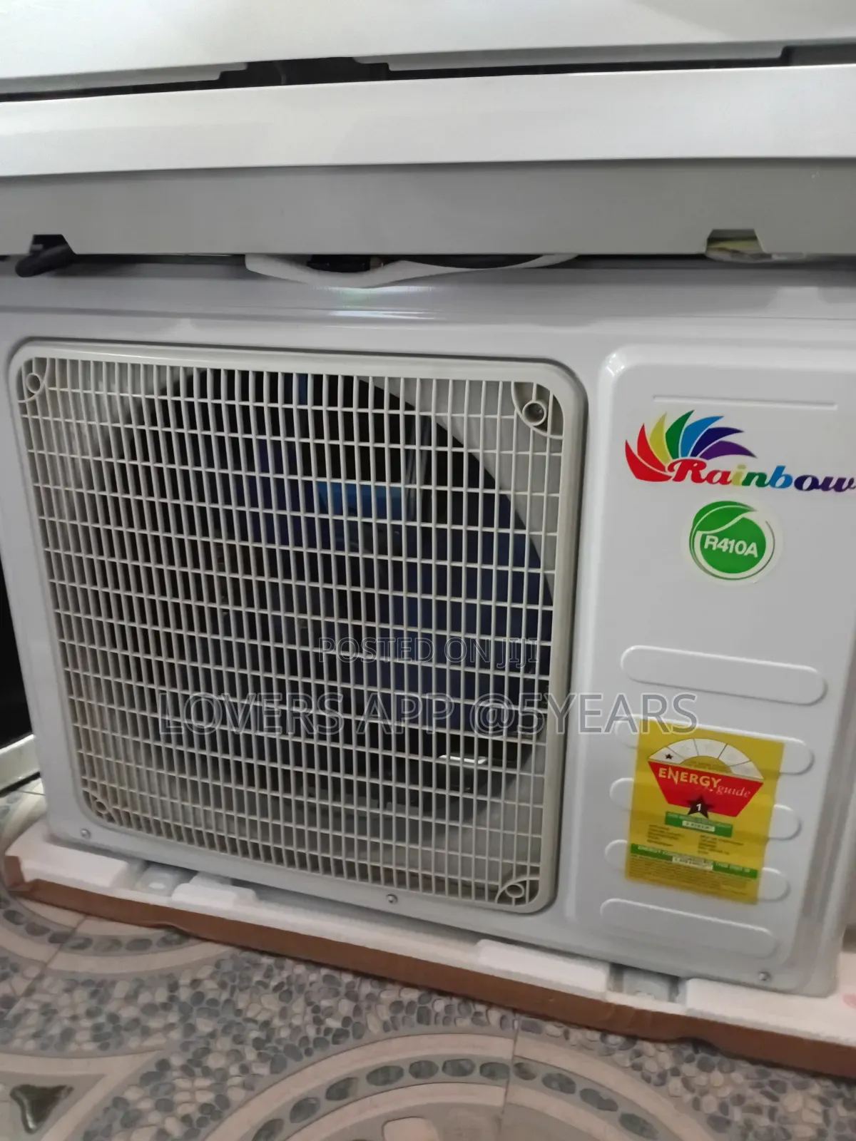 1.5hp Rainbow Window Ac Unit- White, Energy Efficient.