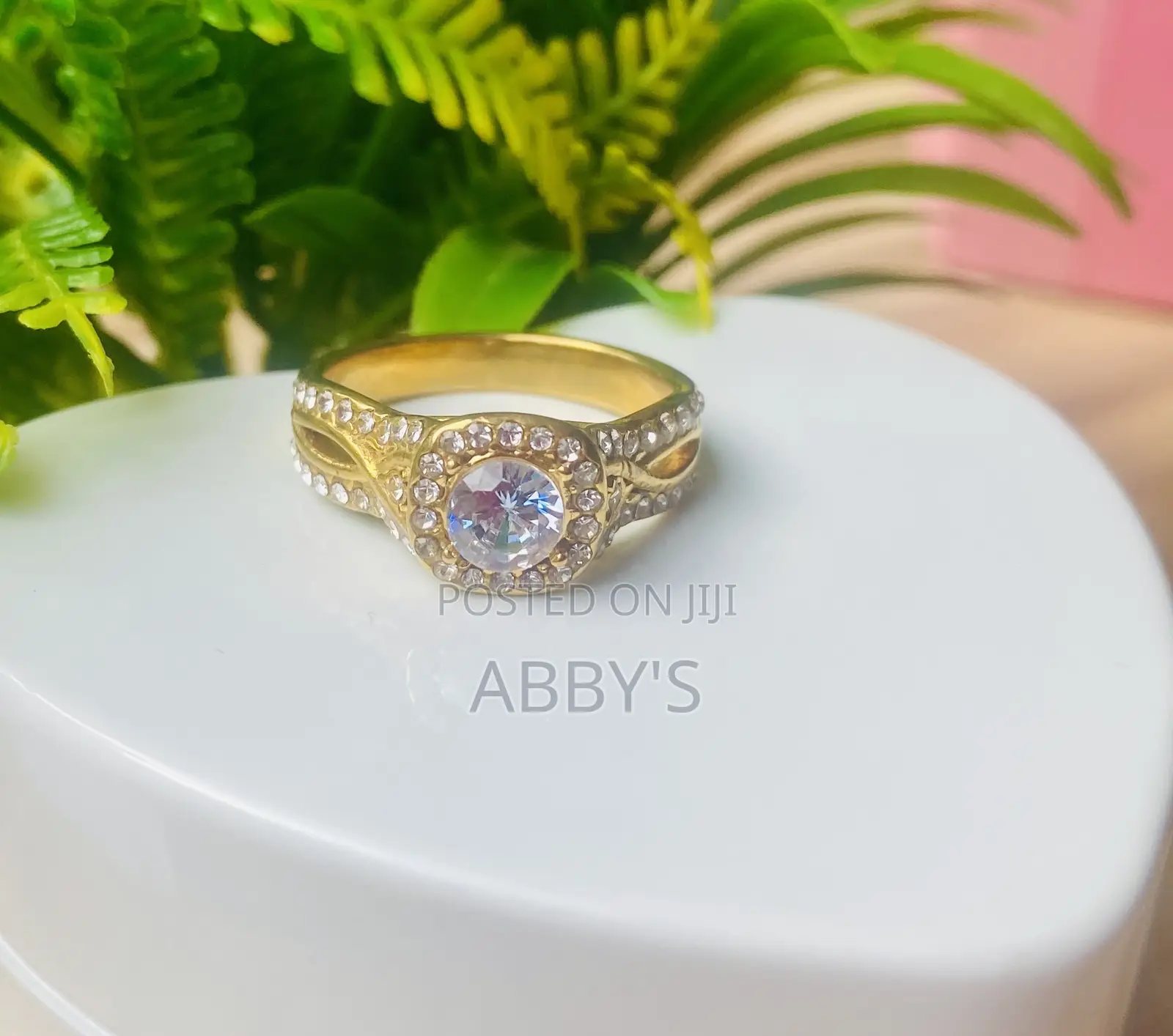 Vintage Infinity Zirconia Engagement/Promise Ring