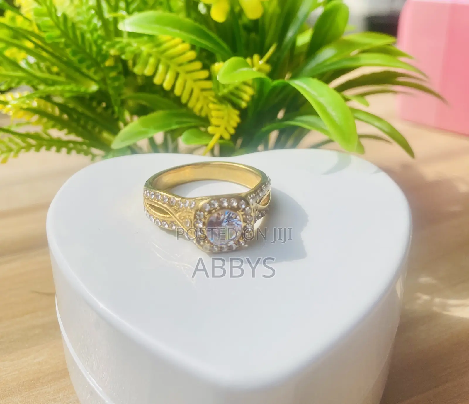 Vintage Infinity Zirconia Engagement/Promise Ring
