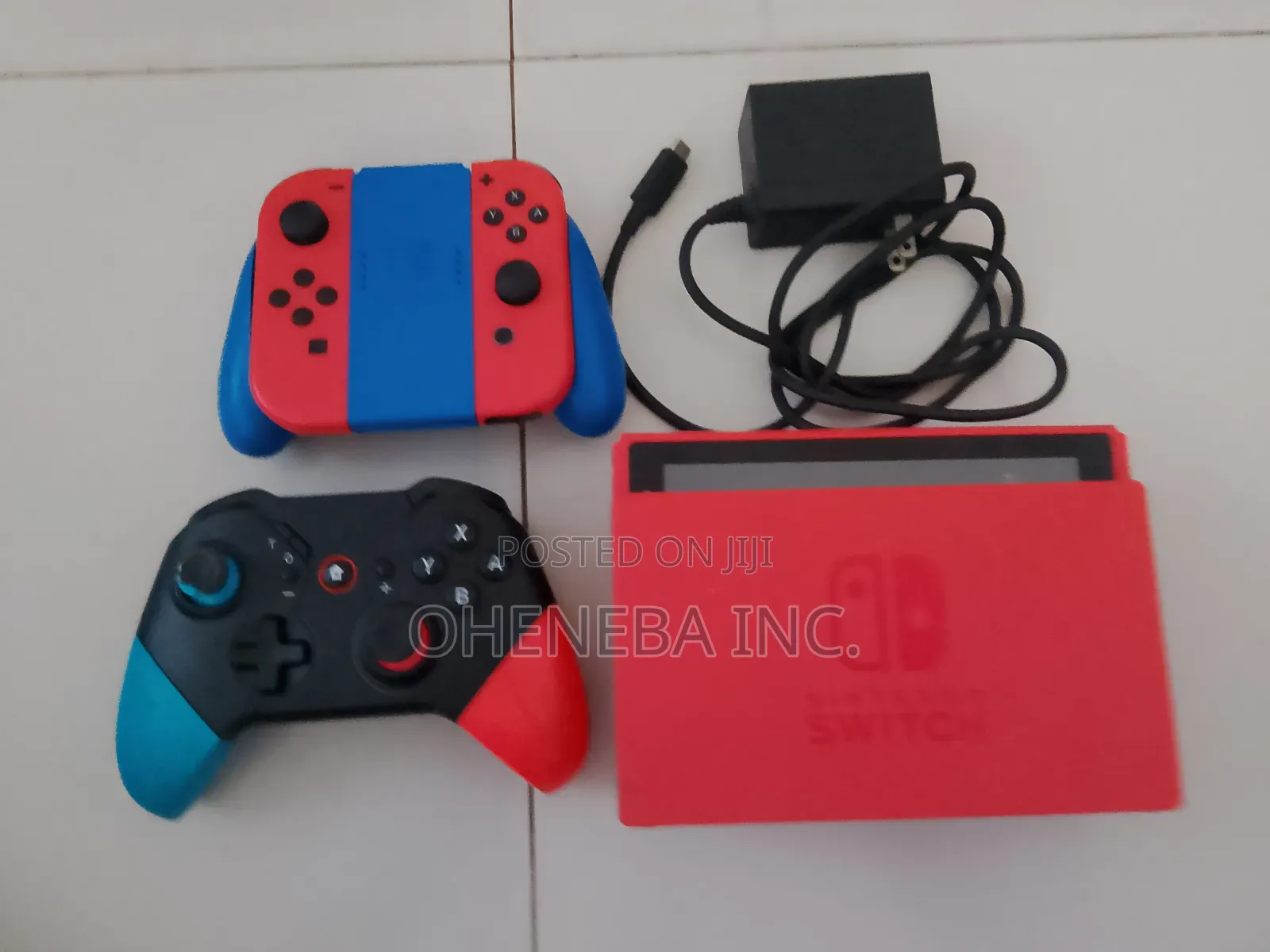 Golden Red Nintendo Switch With Games+All Accessories