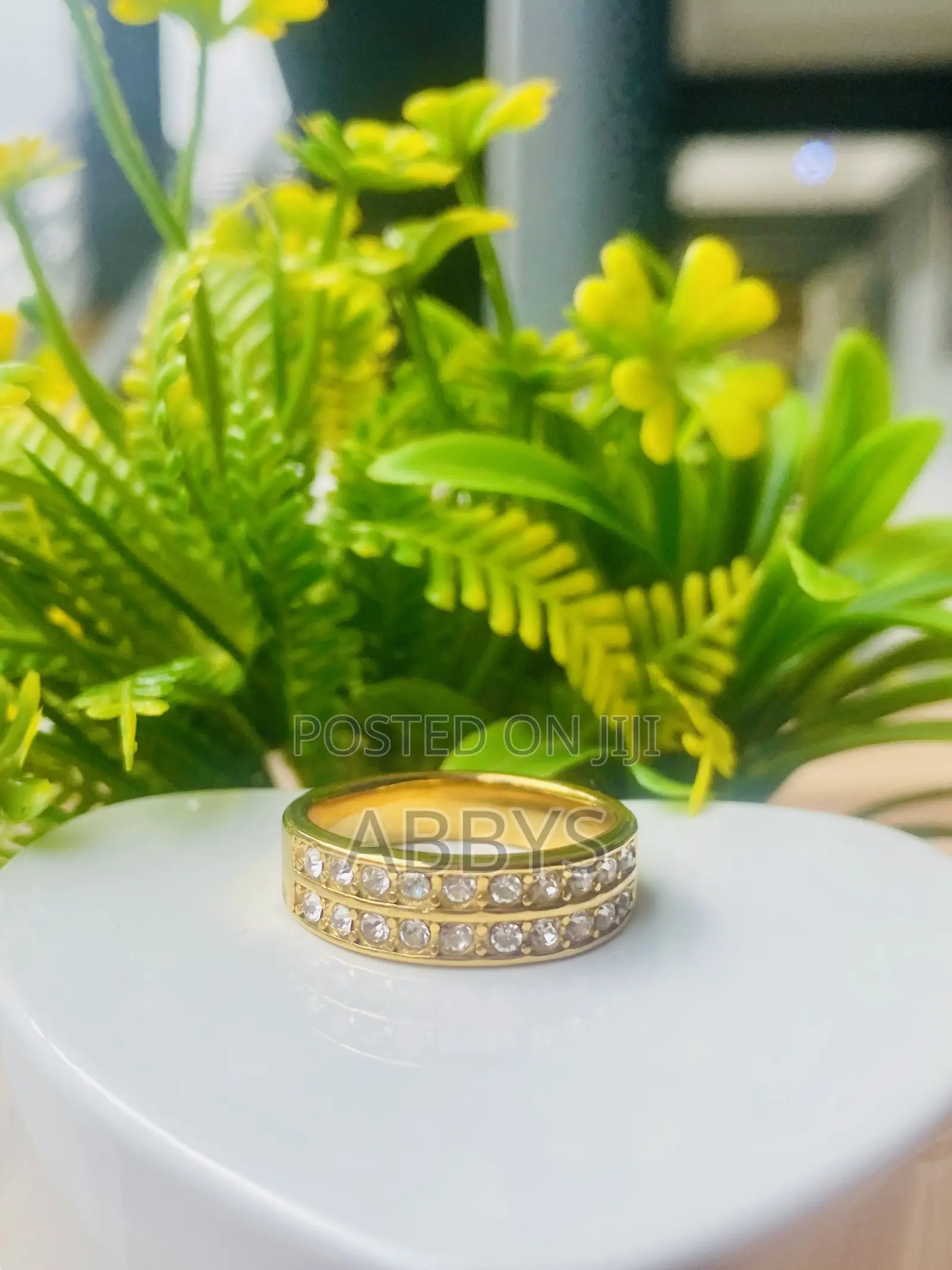 Zirconia Waterproof Engagement/Promise Ring