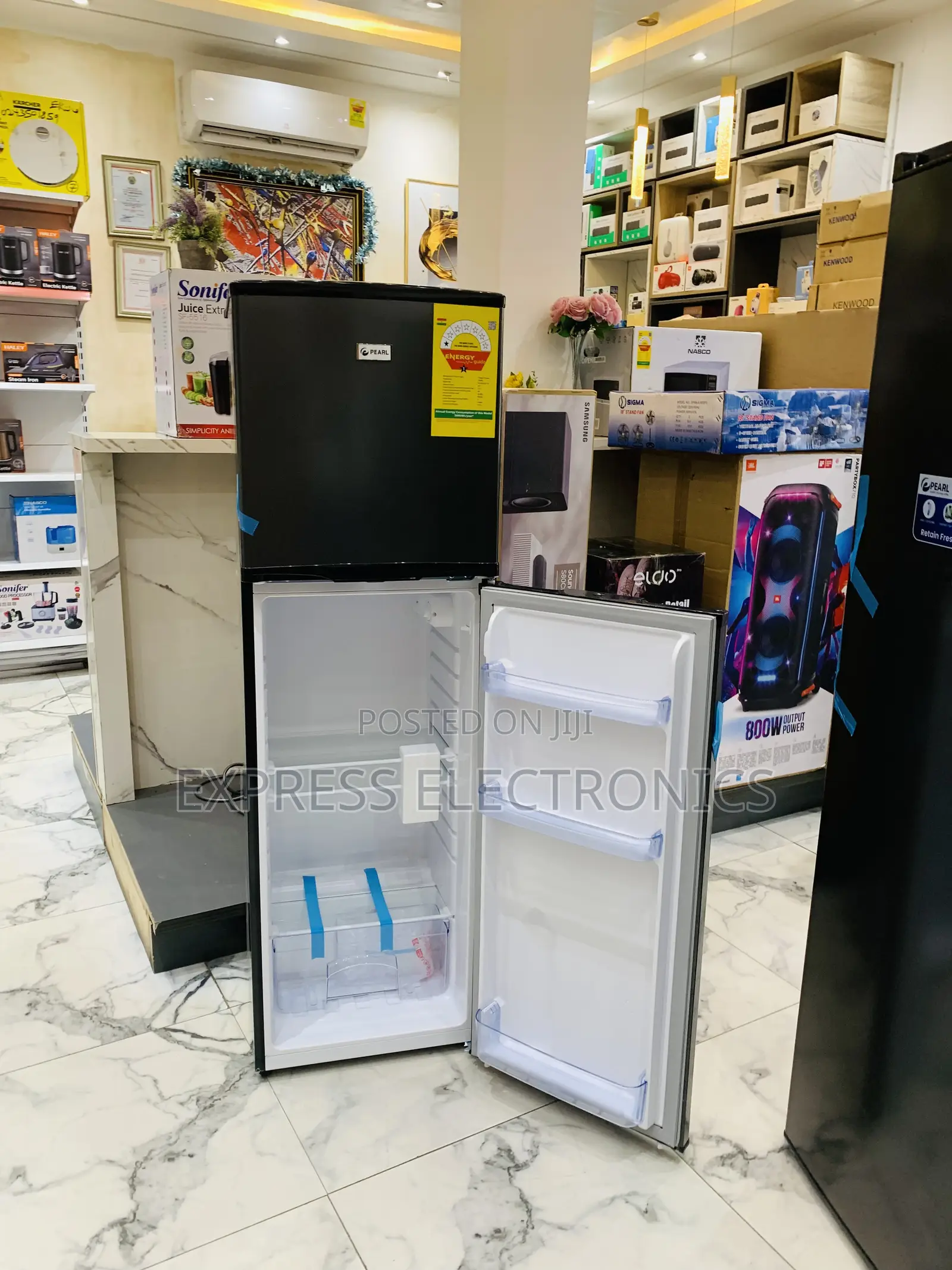 Fast Freezing Double Door Fridge Pearl Pf-262tix With