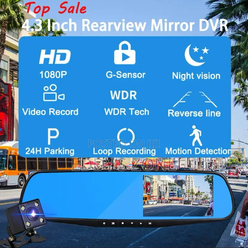 Car Rear View Mirror With Camera