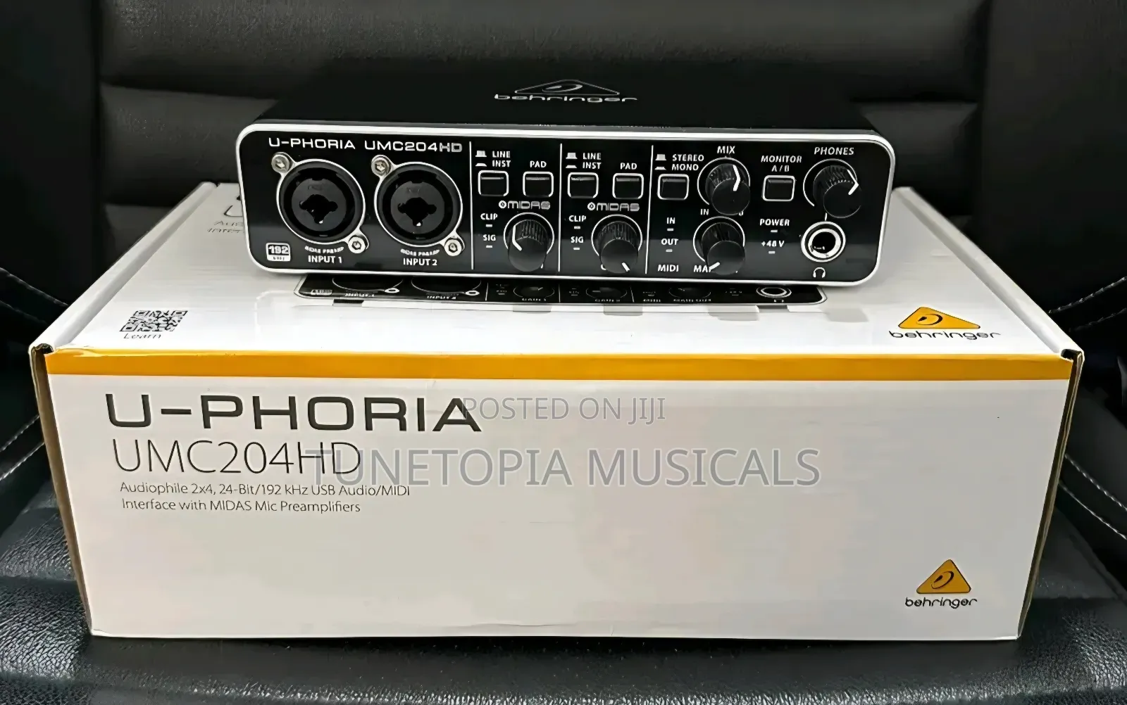 Behringer U-Phoria Umc204hd Usb Audio Interface.