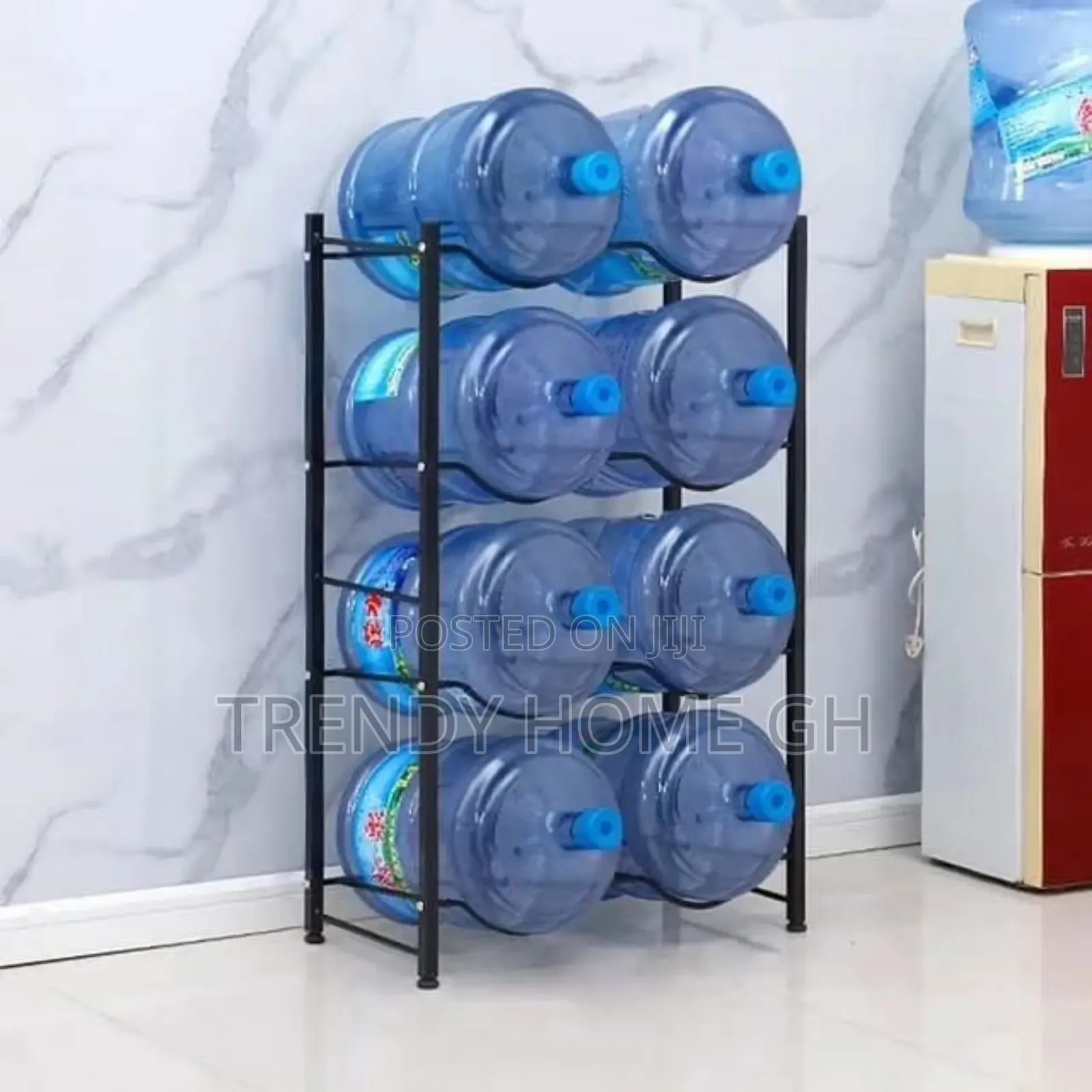 Water Gallon Storage Stand Strong Metal Rack for Home Office