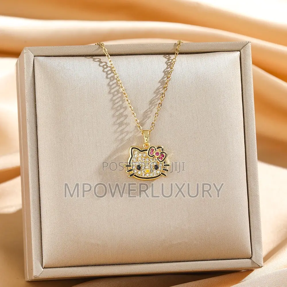 Hello Kitty Necklace Gold and Silver