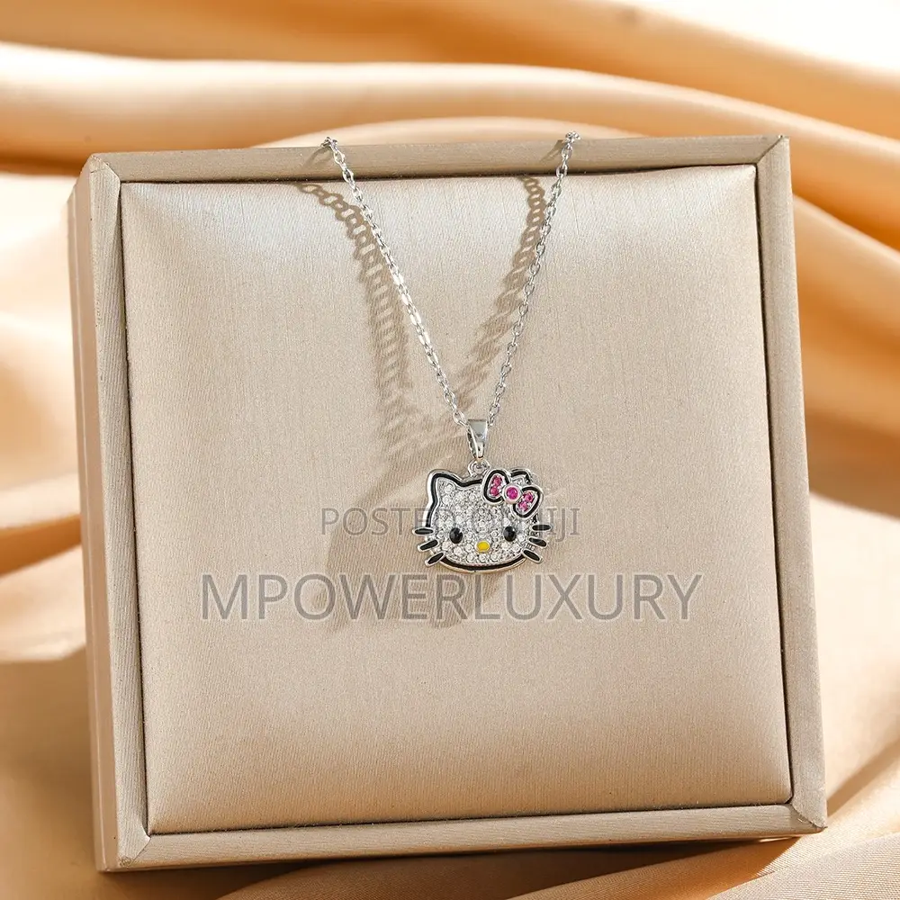 Hello Kitty Necklace Gold and Silver