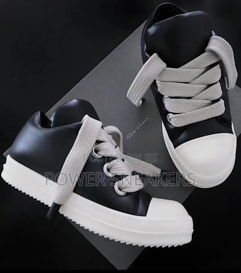 Rick Owens Low Black and Red