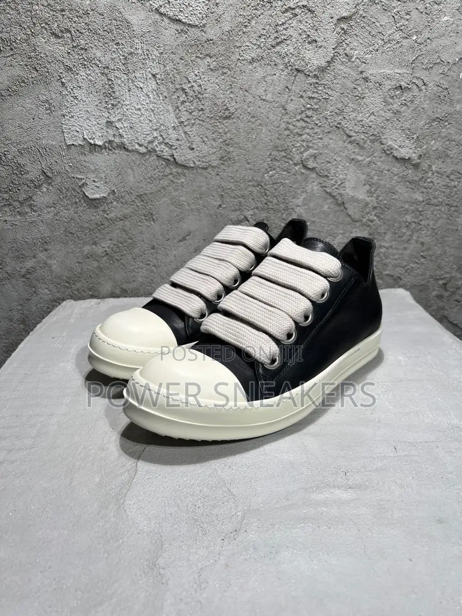 Rick Owens Low Black and Red