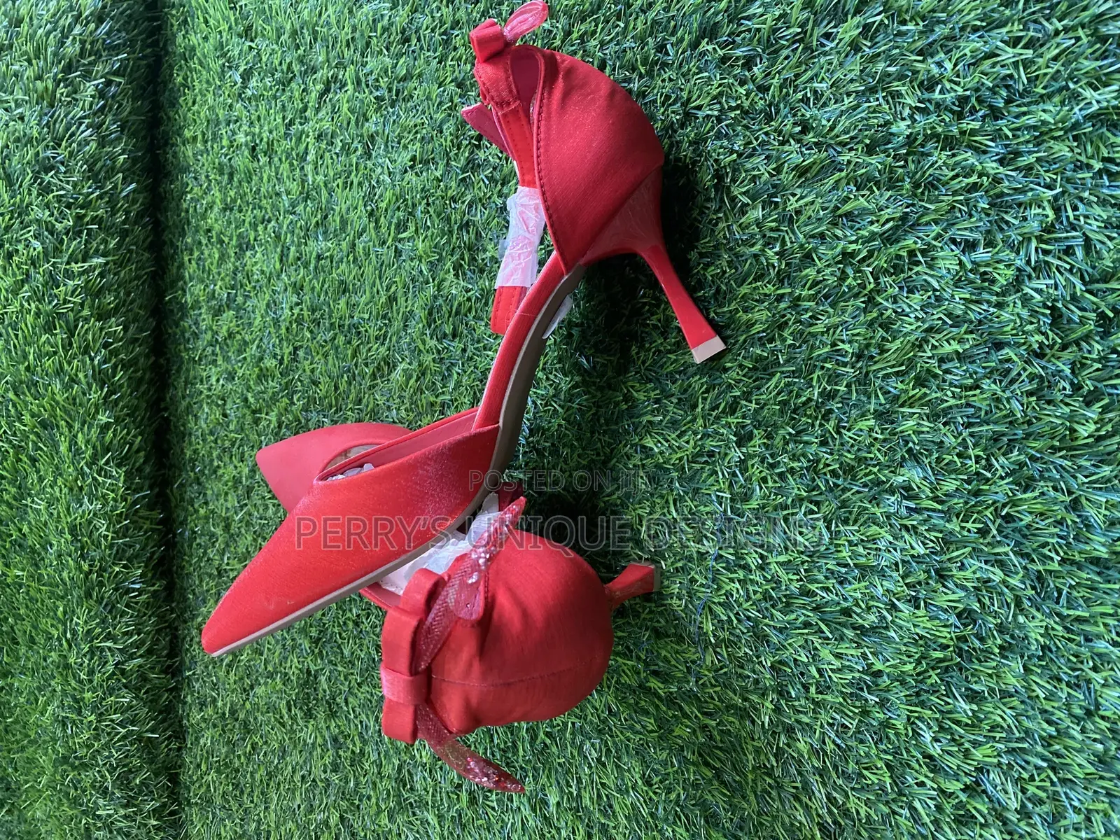 Ruby Luxe Bow-Tie Pointed Heels