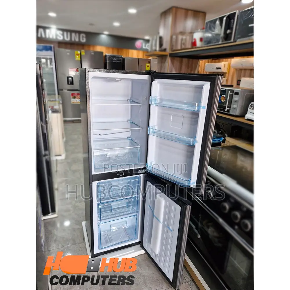 Nasco-D2-20fl Fridge Bottom Freezer 158ltr Silver
