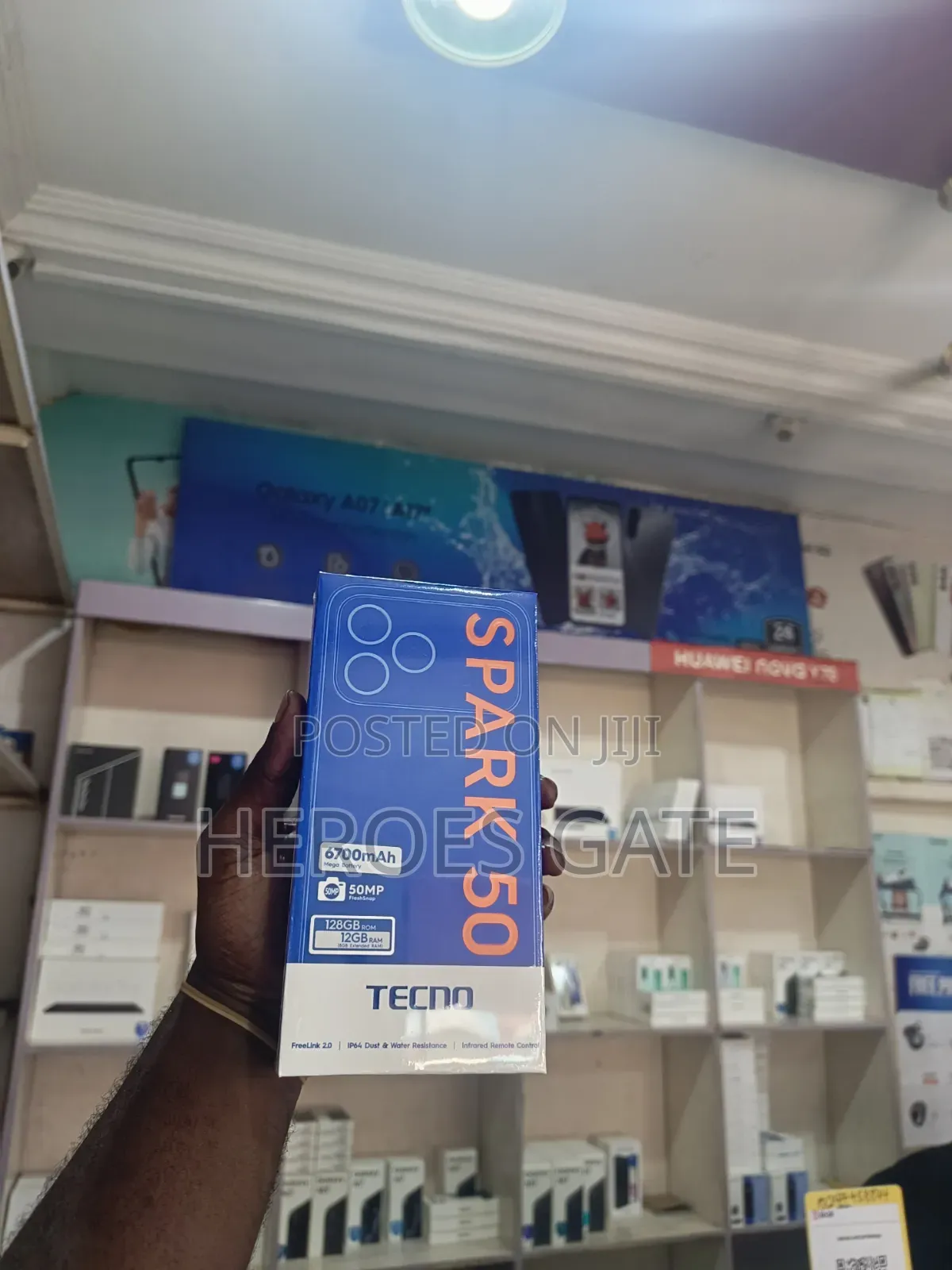 New Tecno Spark 50 128 GB Black