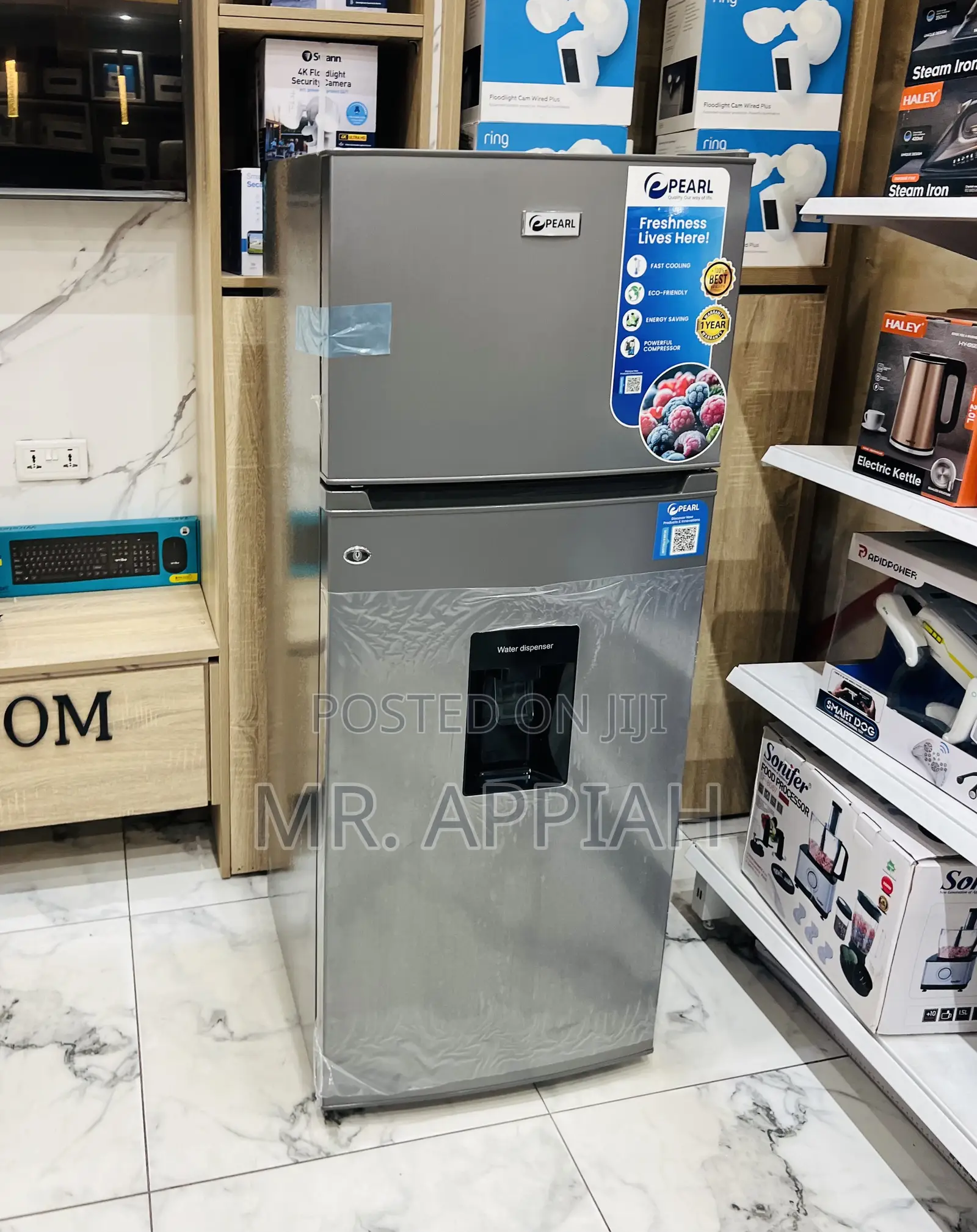Extra Cooling Pearl Pf-2521w0-5e Double Door Refrigerator 