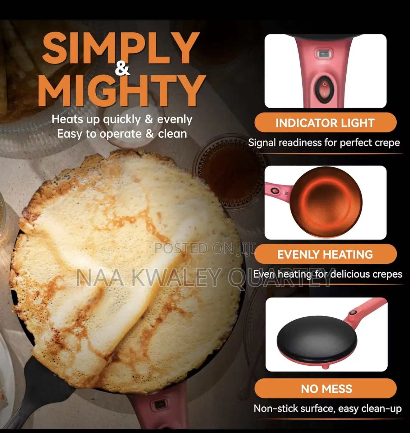 Crepe/Pan Cake Maker