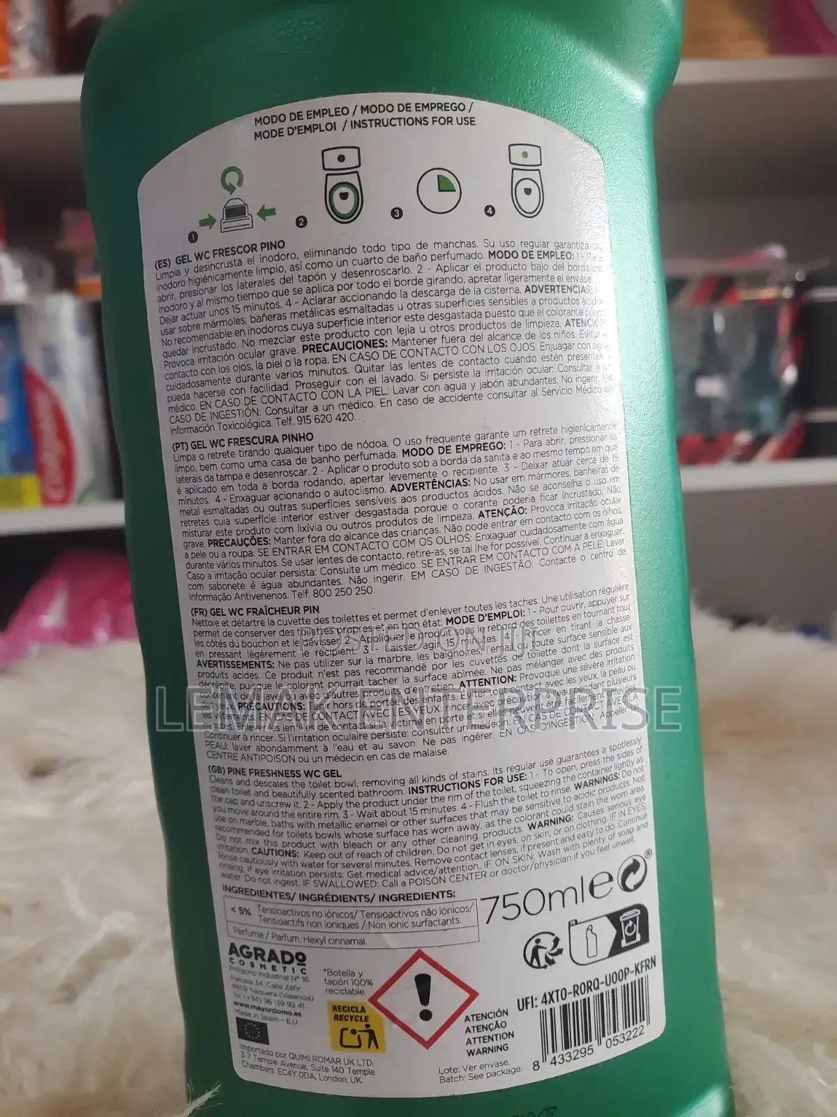 Toilet Bleach/Cleaner and Lime Scale Remover