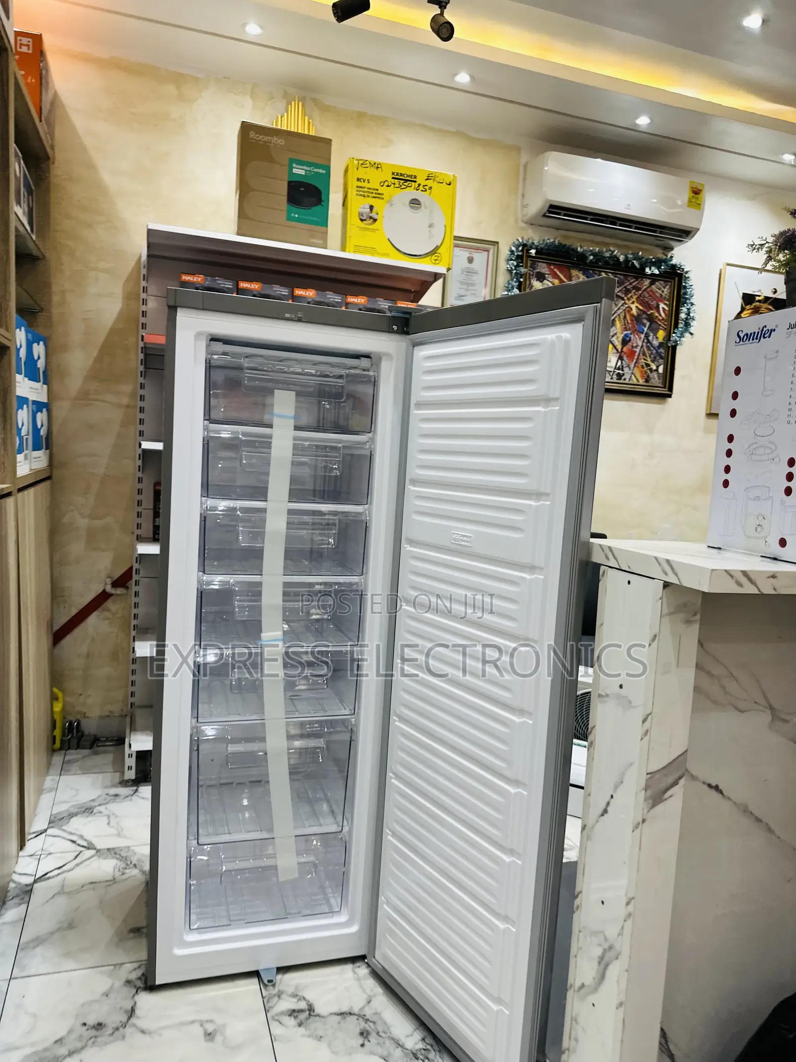 Limited Stock Grey Single Upright Door Frezzer Nasco Nasd1-33