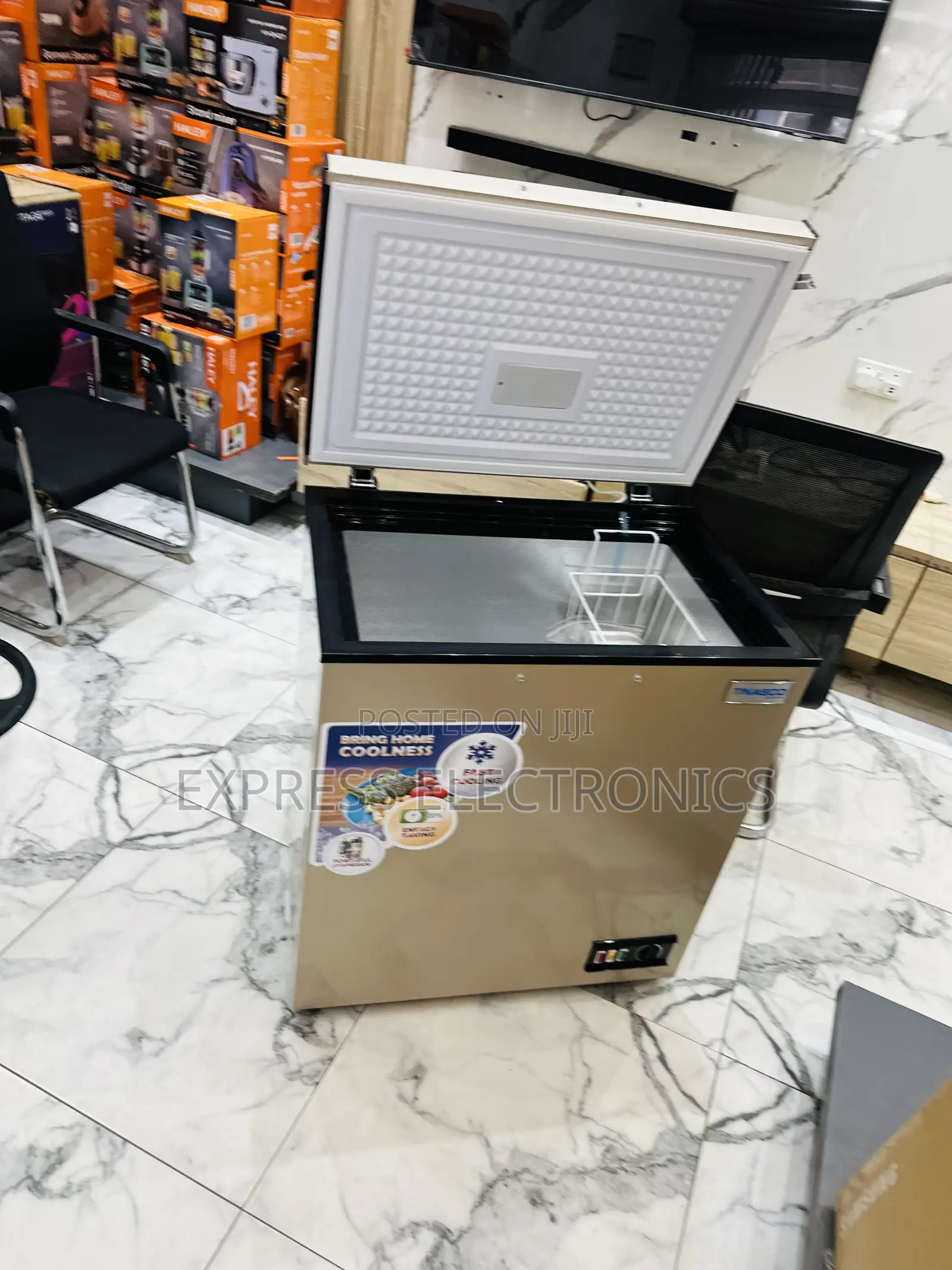 Newly Sealed in Box Chest Freezer Gold Color 200l Nasco Nas-175fl