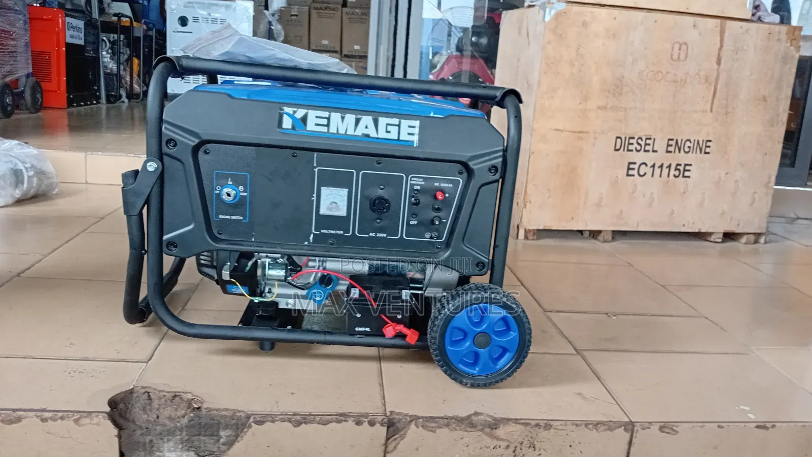 Heavy Duty Kemage 7.5kva Generator for Home Shop 8500watts 7.5kva