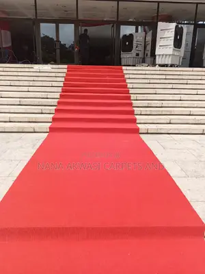 Red Woolen Carpet for Events/Stair Case/Walk Way