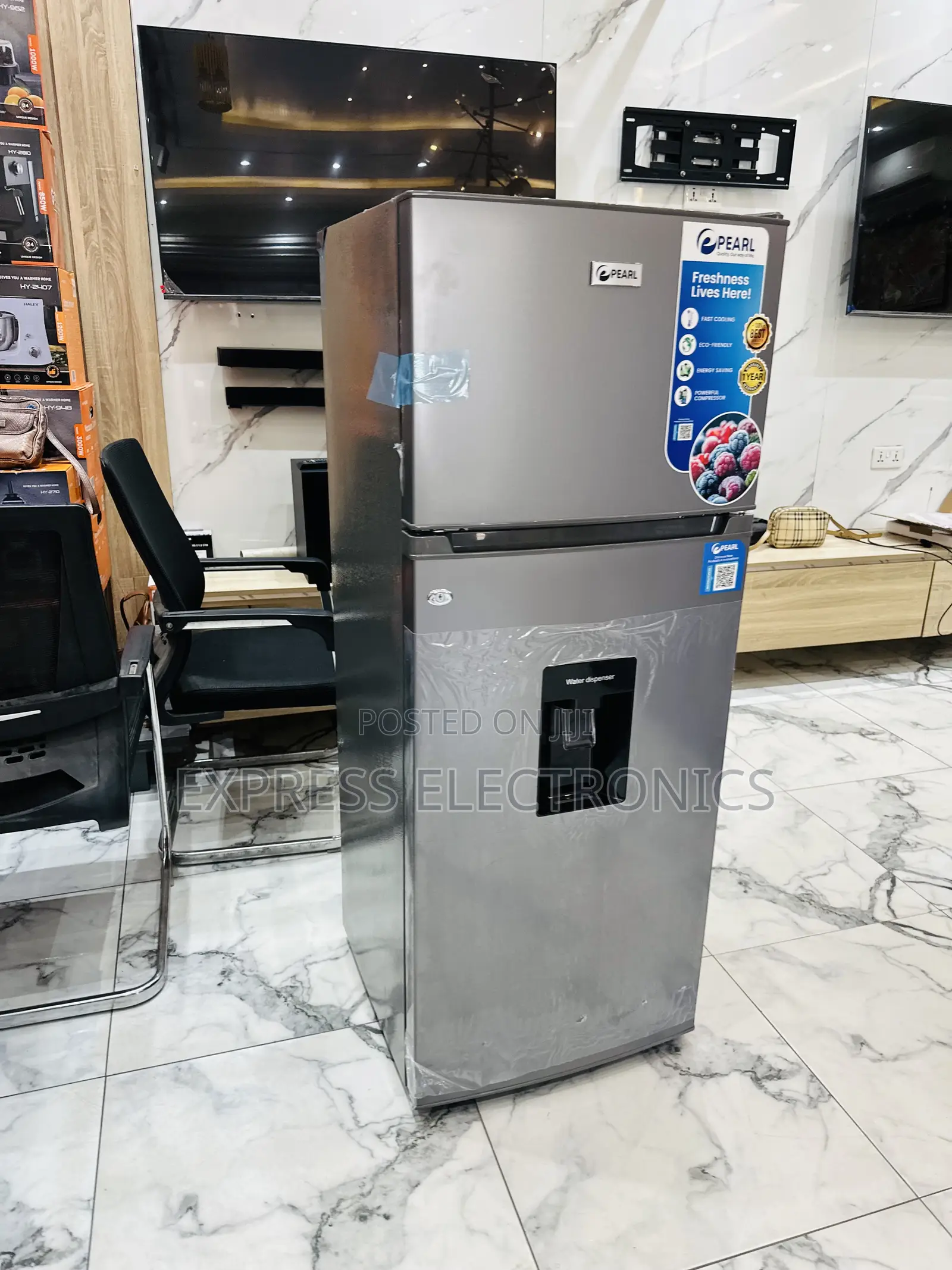 Auto Defrost Double Door Fridge 197l Pf-2521w0-5e