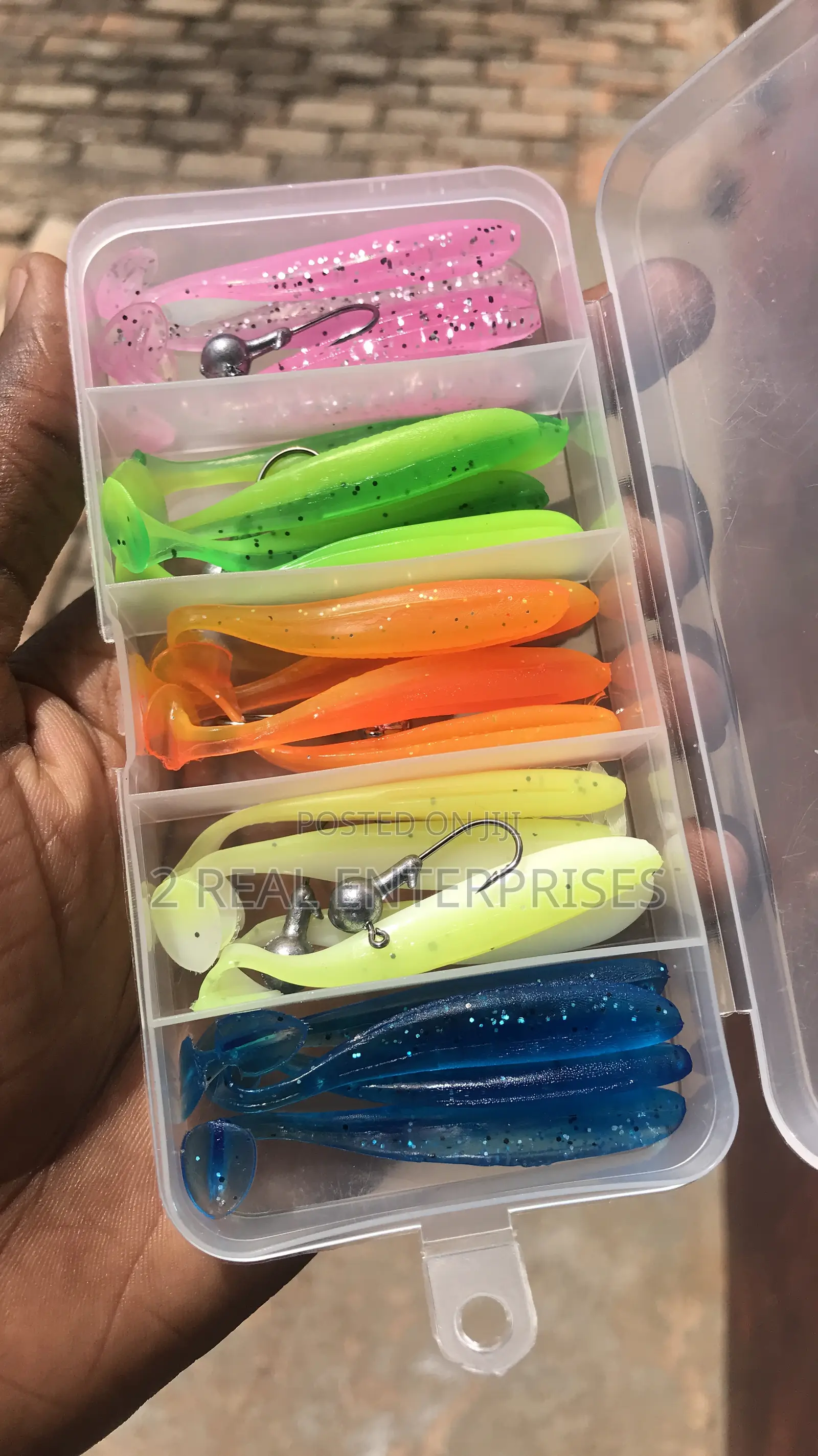 Fishing Hooks and Reusable Fishing Baits 20pcs