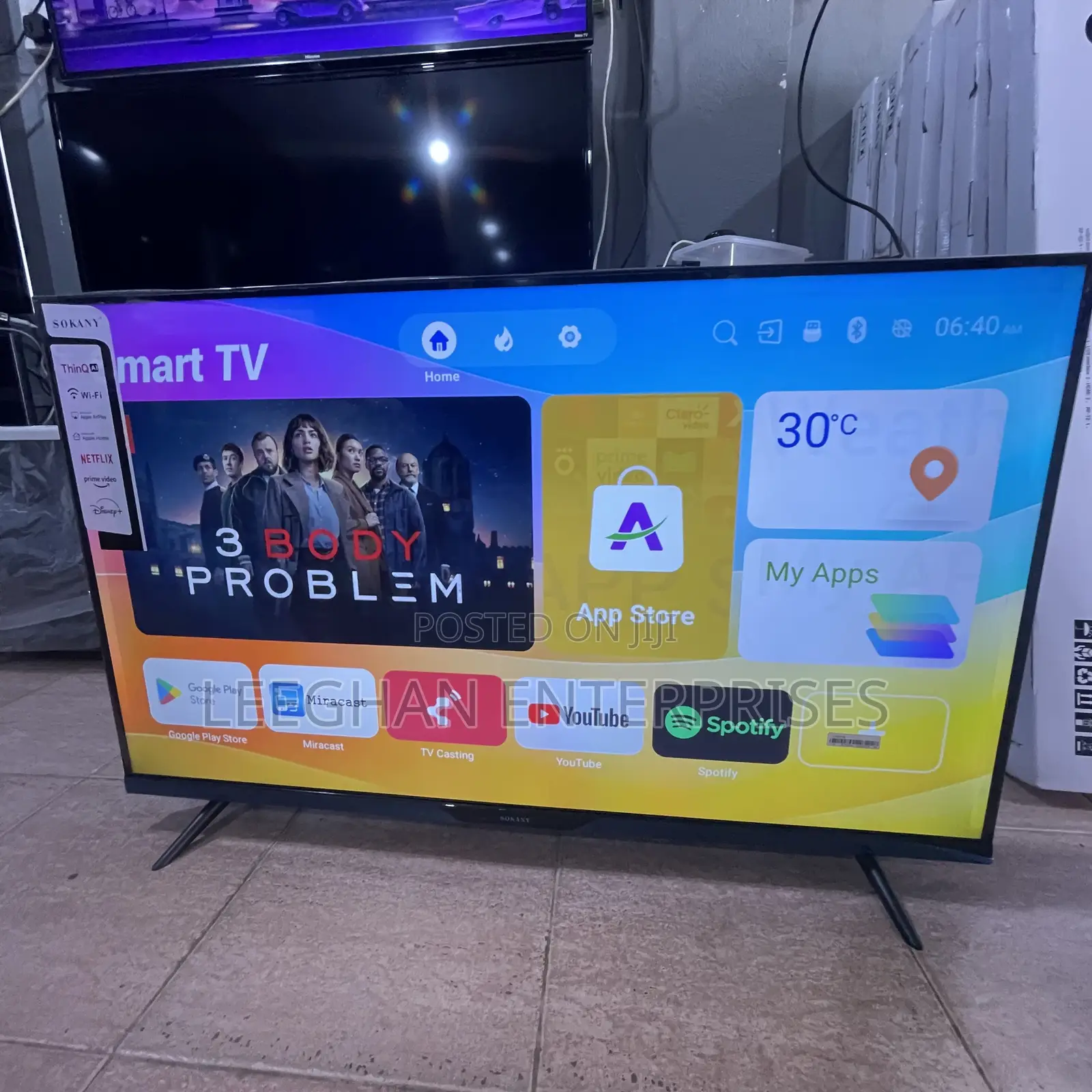 60 Inch Edgeless Smart Android Tv