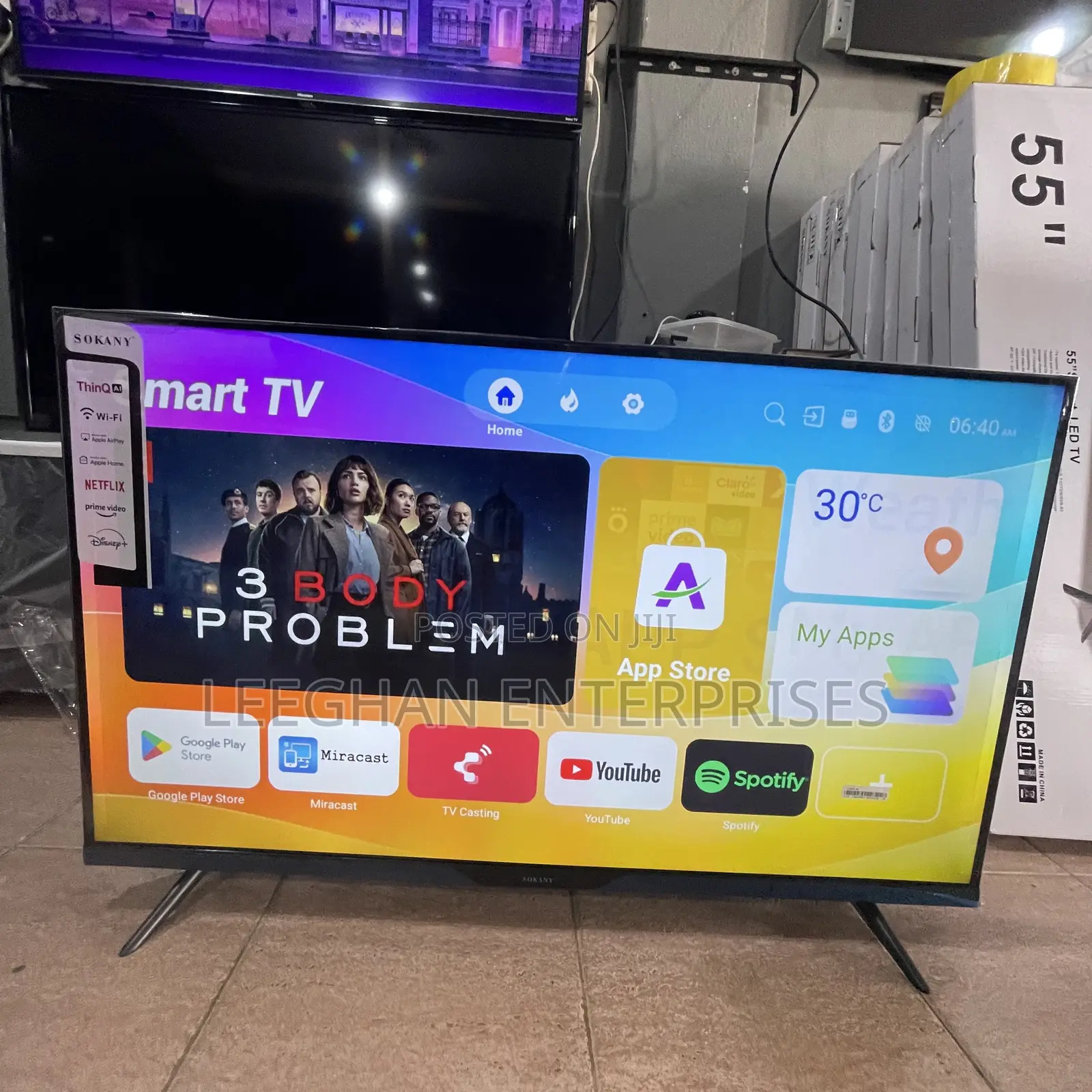 60 Inch Edgeless Smart Android Tv