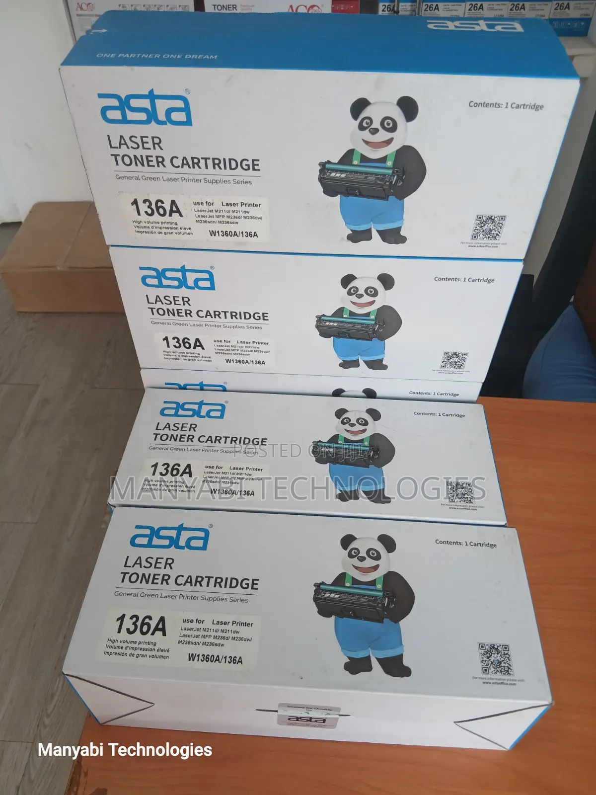 W1360a/136a Toner Cartridge Compatible