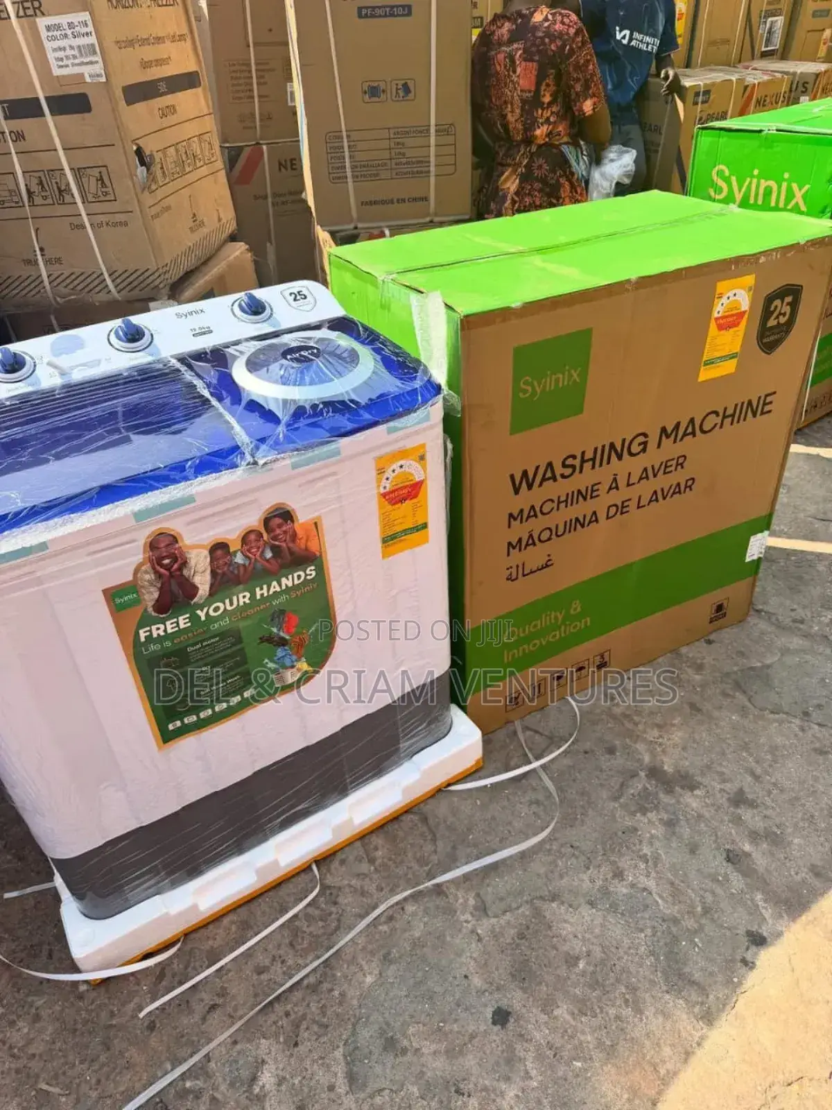 Synix Washing Machine |7kg Twin- Tub Semi Automatic