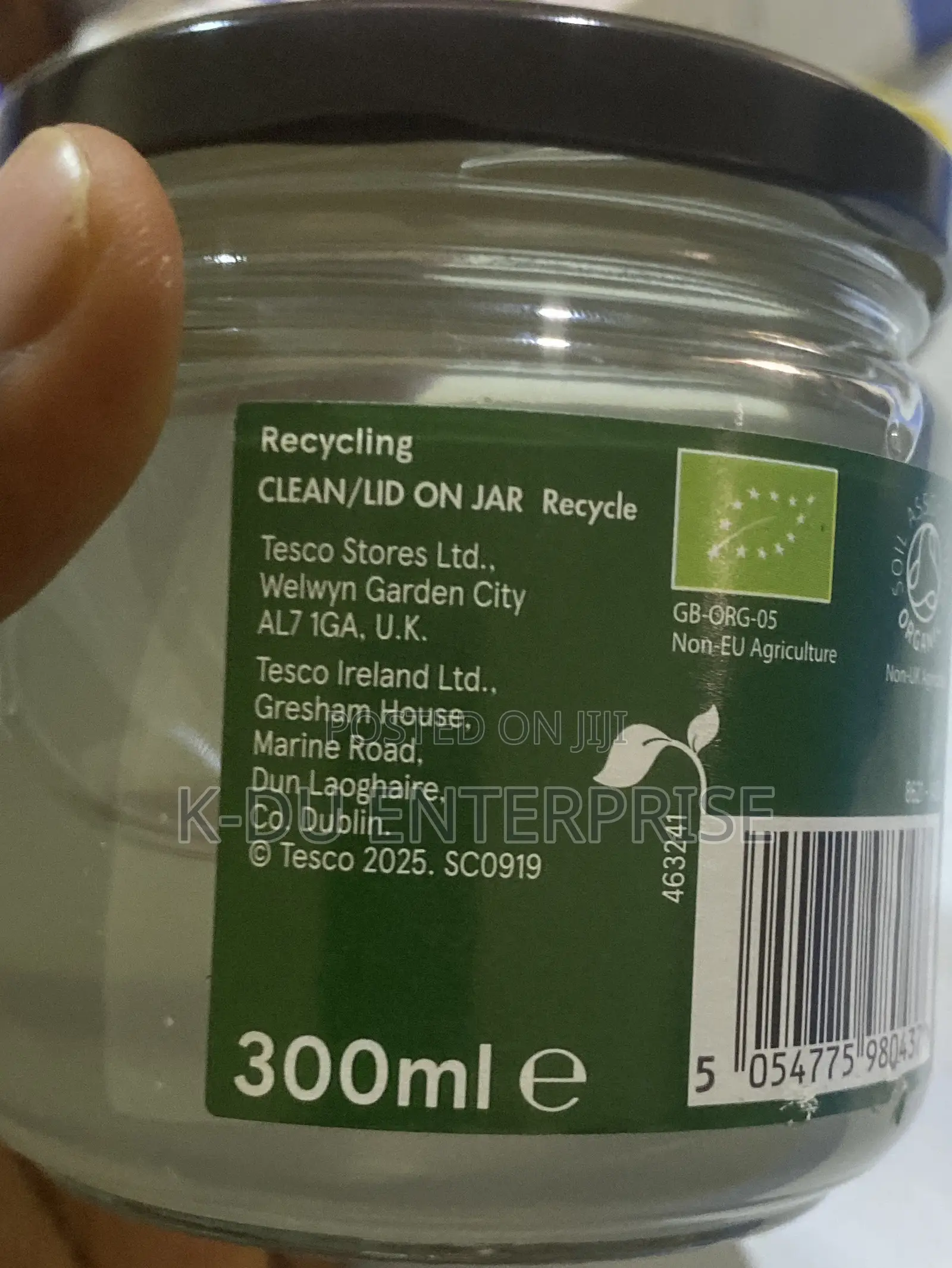 Tesco Organic Virgin Coconut Oil