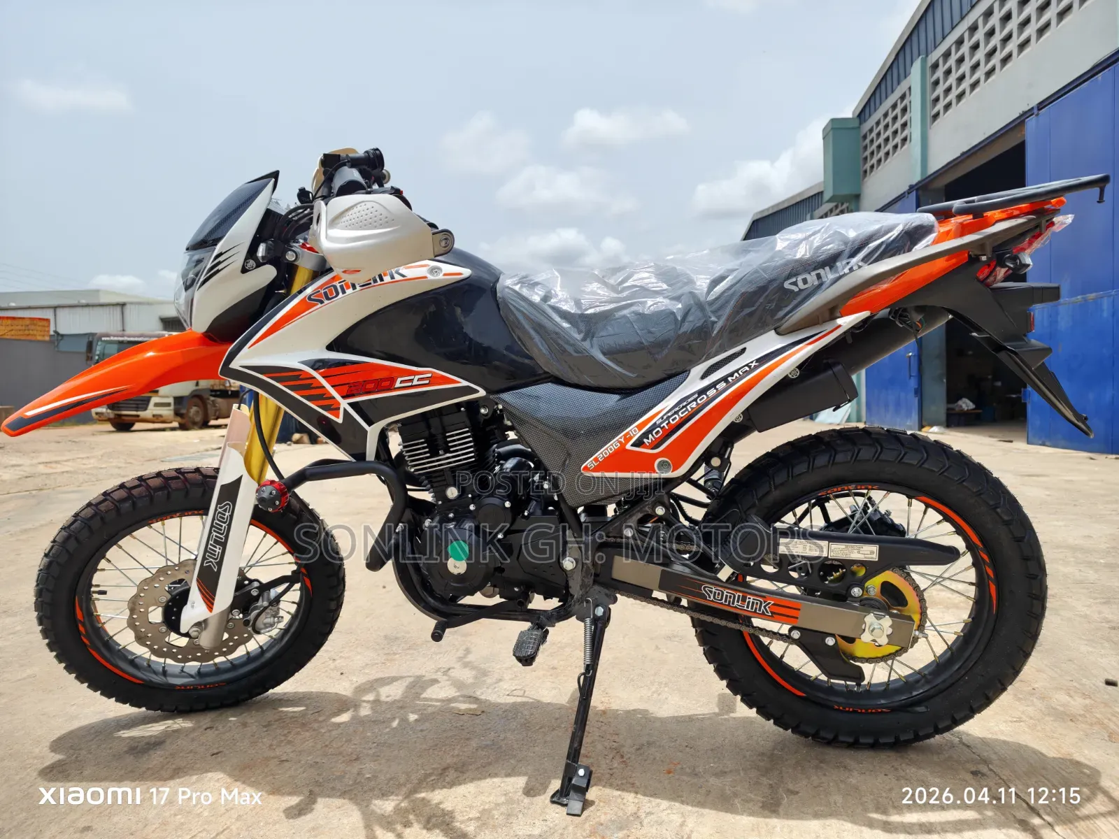 New Sonlink SL200GY-A 2025 Orange