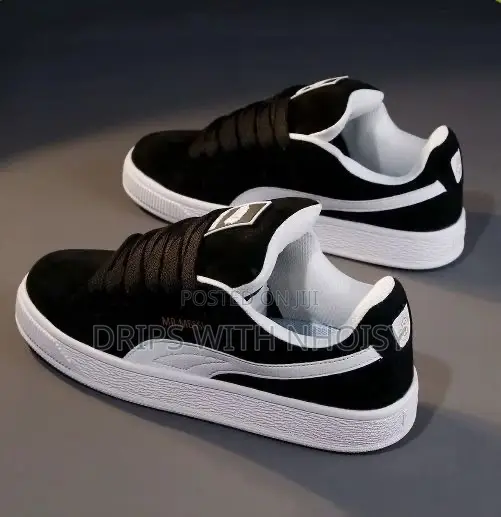 Puma Suede Xl, Black White