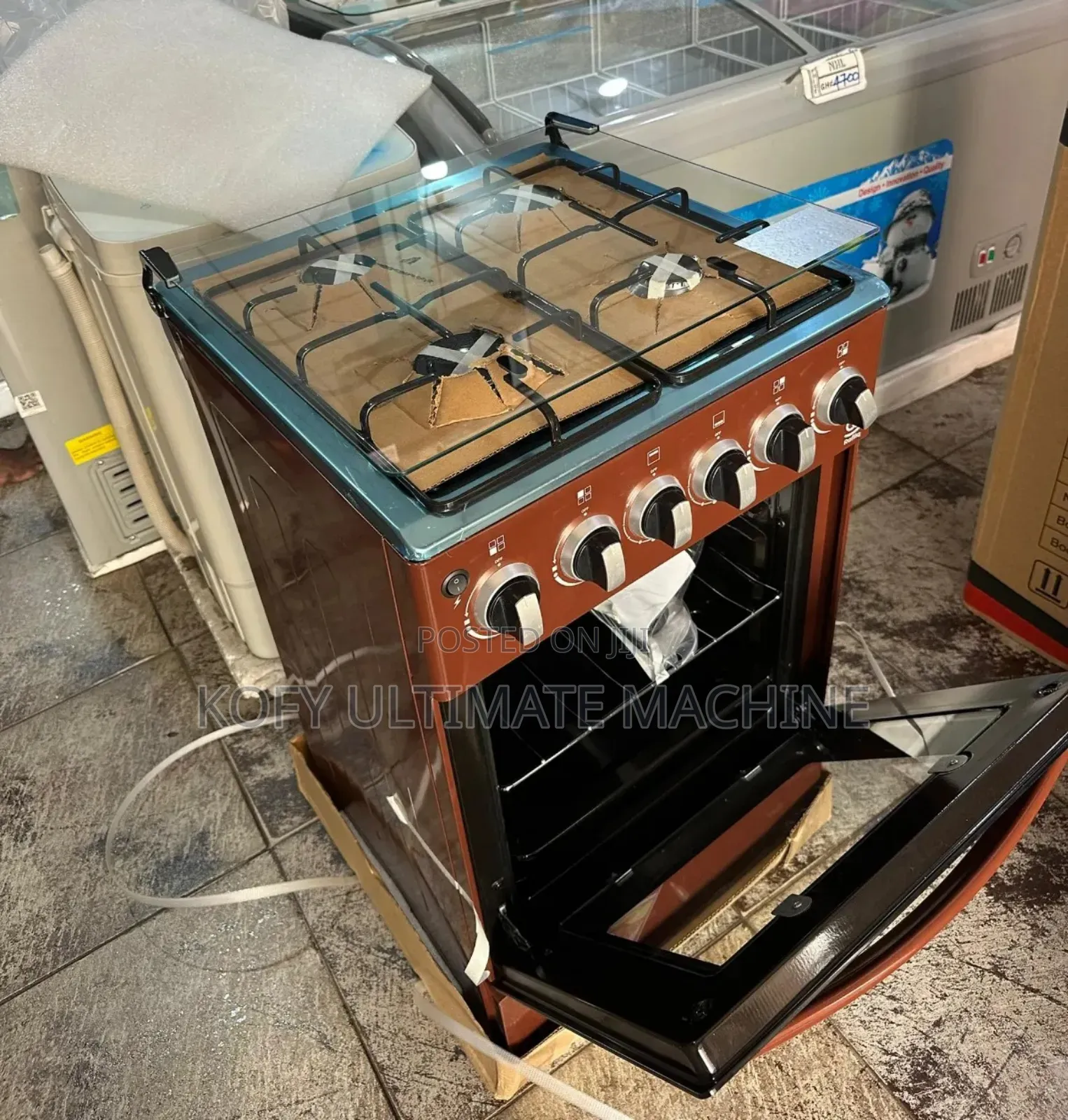 Auto Ignition Electric And Gas Cooker