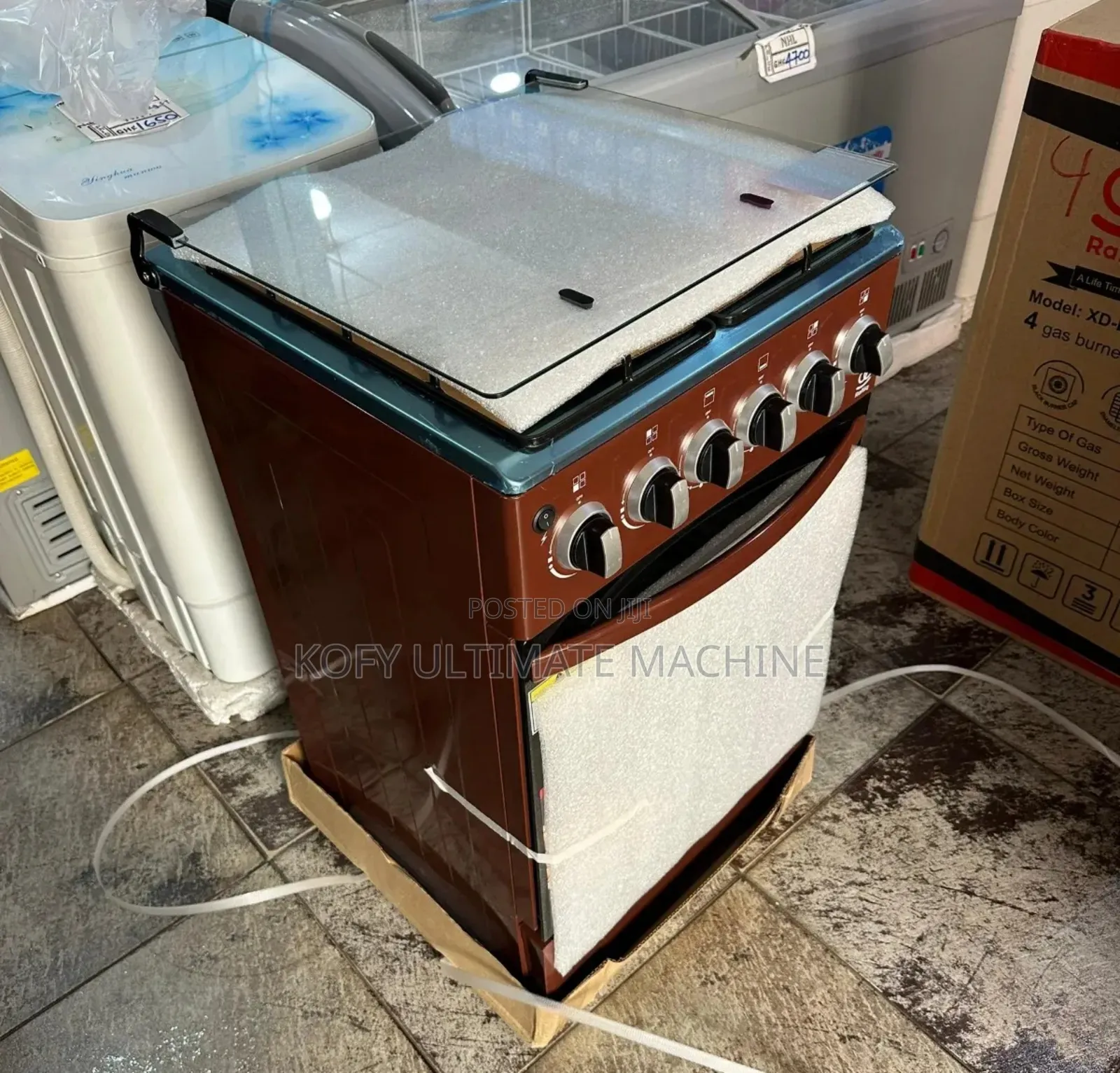 Auto Ignition Electric And Gas Cooker