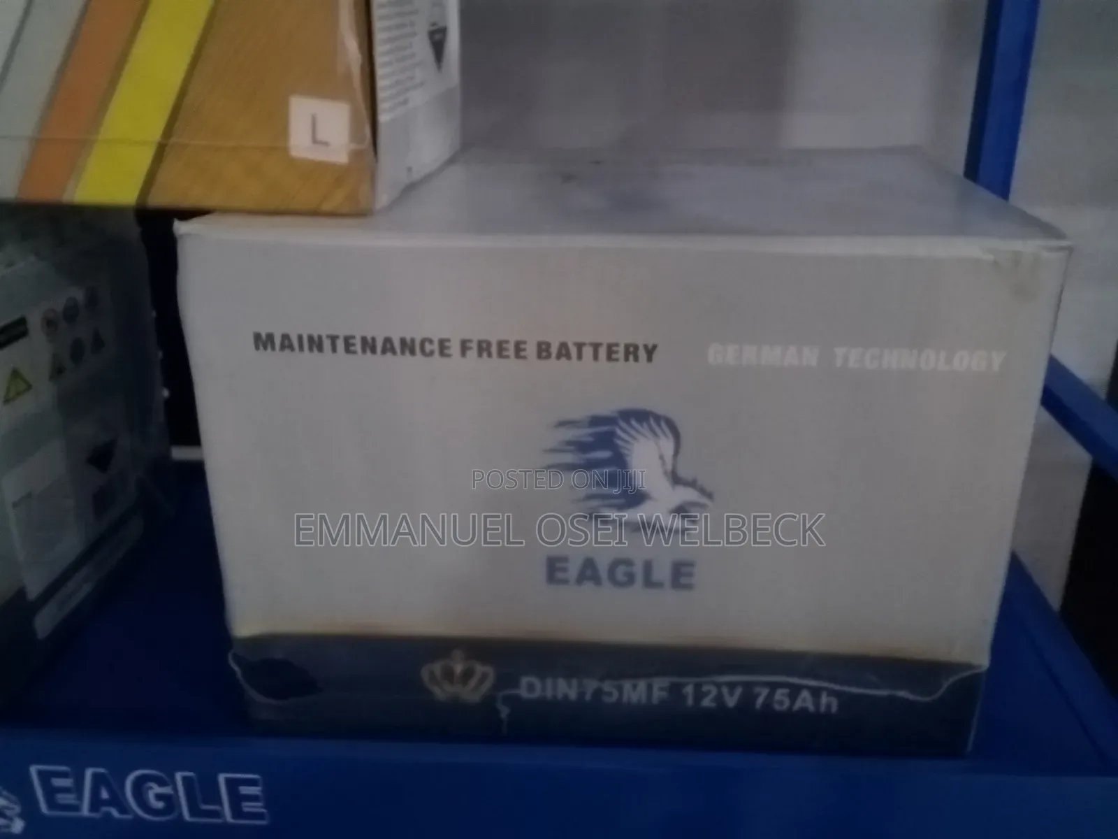 Car Battery 15plate(Din75)