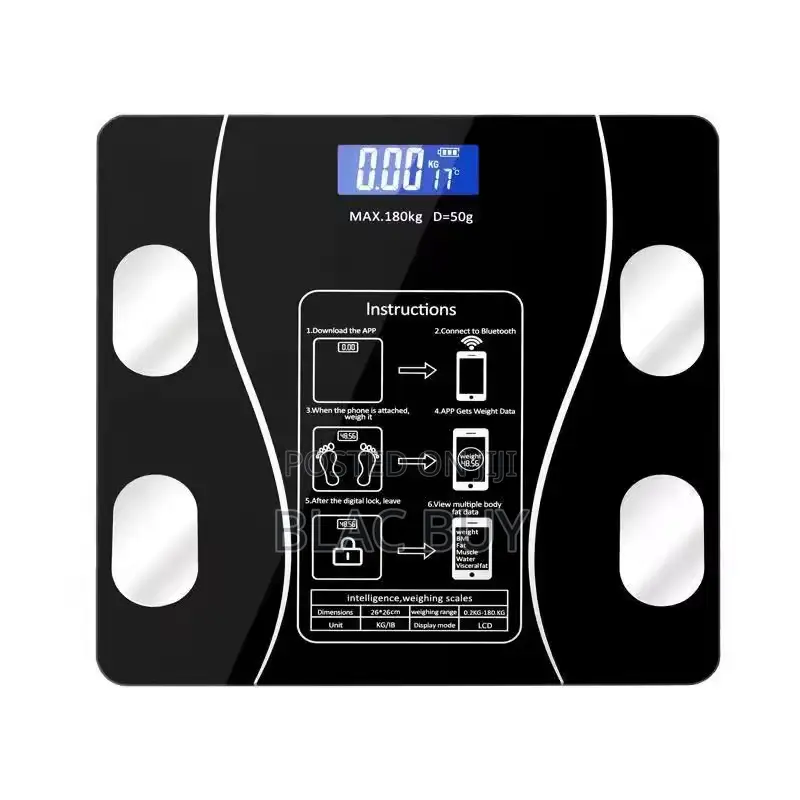 180kg Smart Bluetooth Bmi Function Digital Bodyfat Weighing Electronic