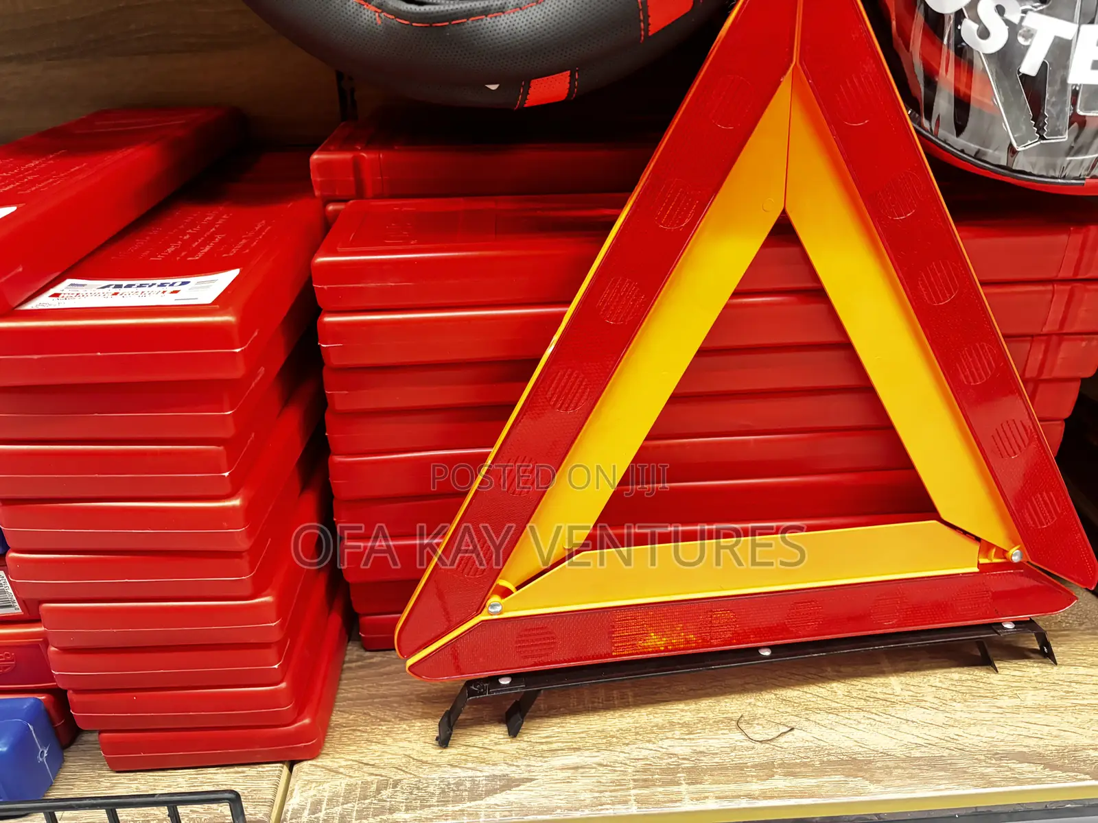 Car Triangle Hazard Warning Sign