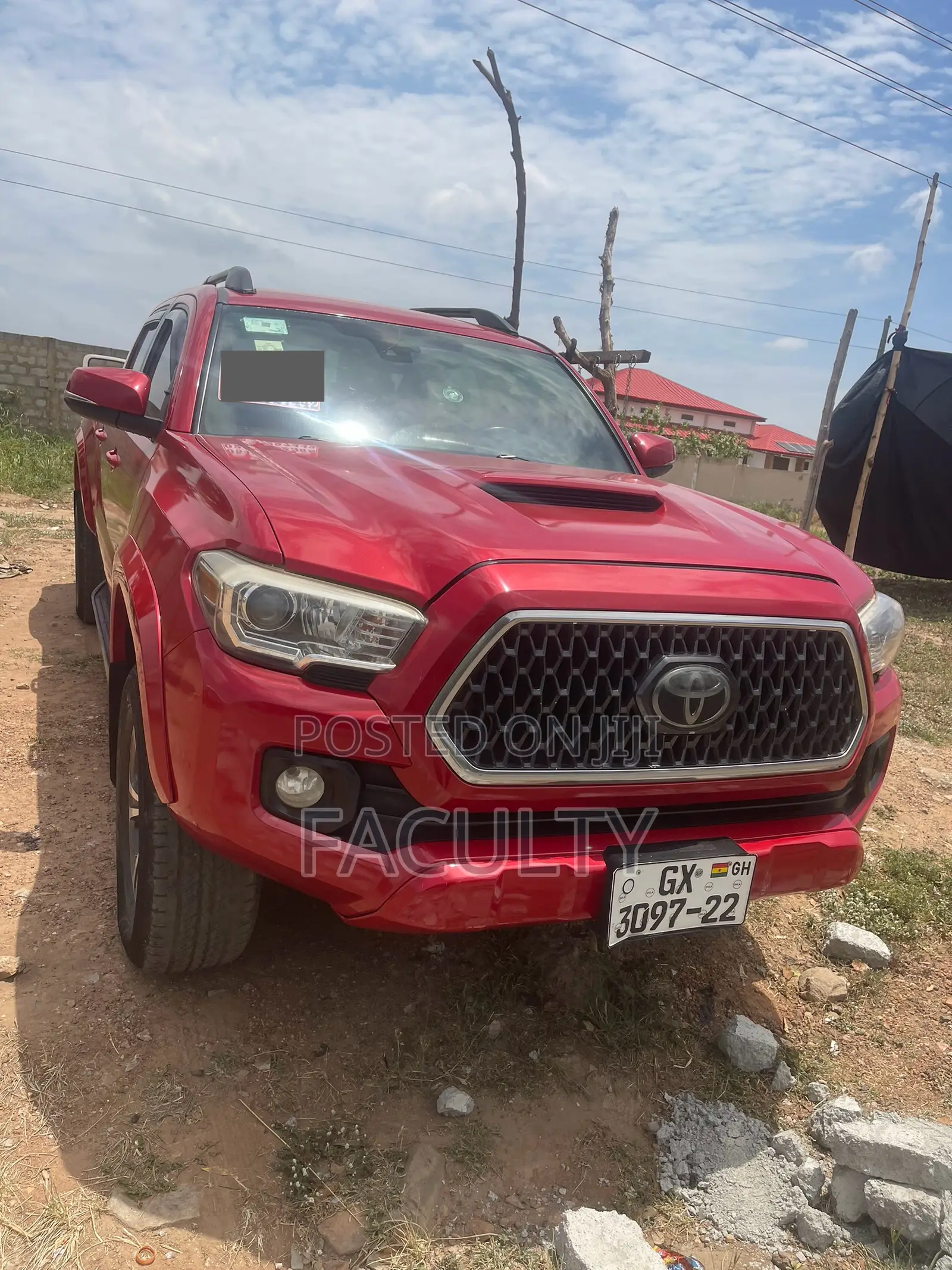 Toyota Tacoma Limited 2018 Red