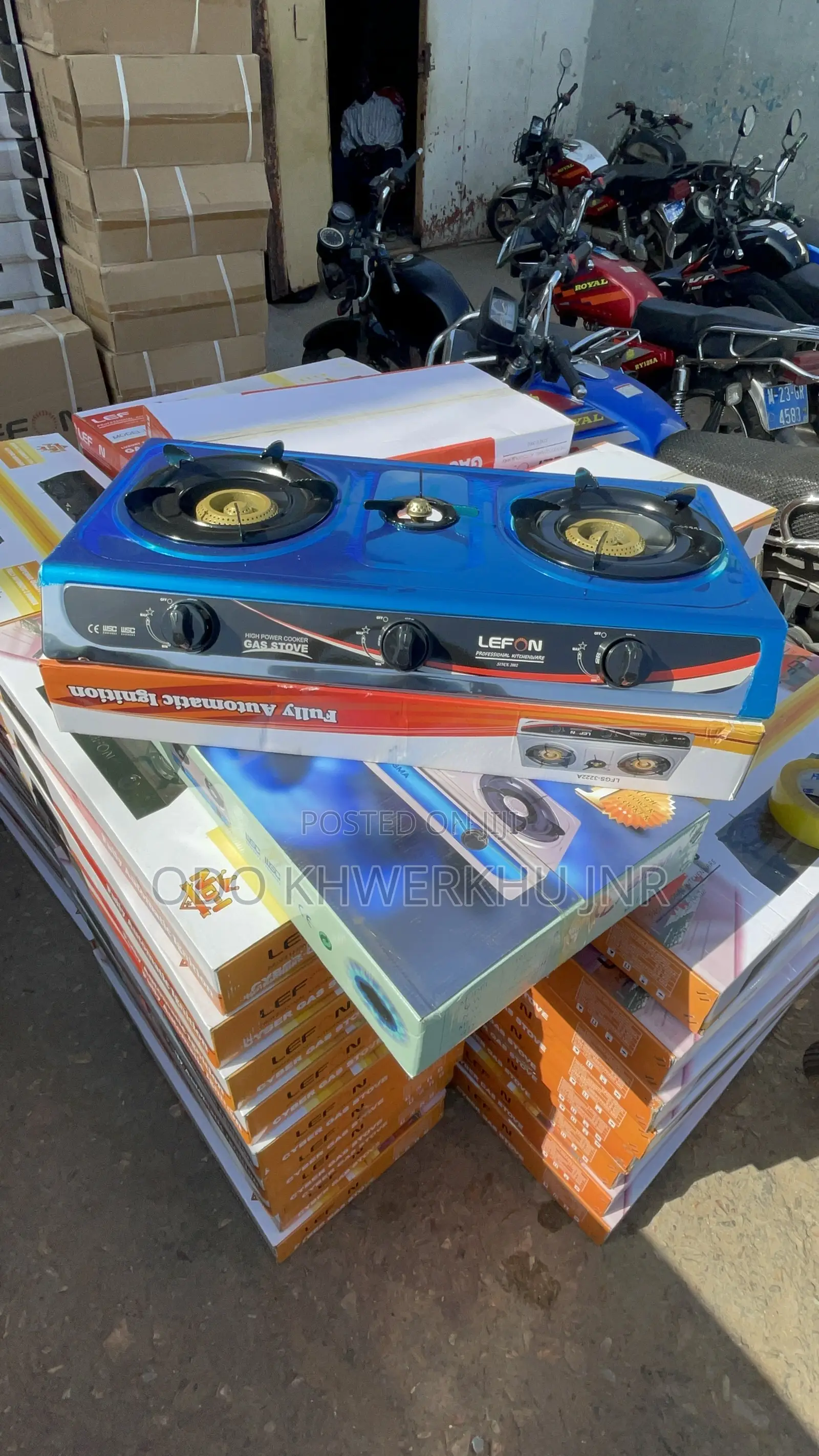 3burner Automatic Gas Stove