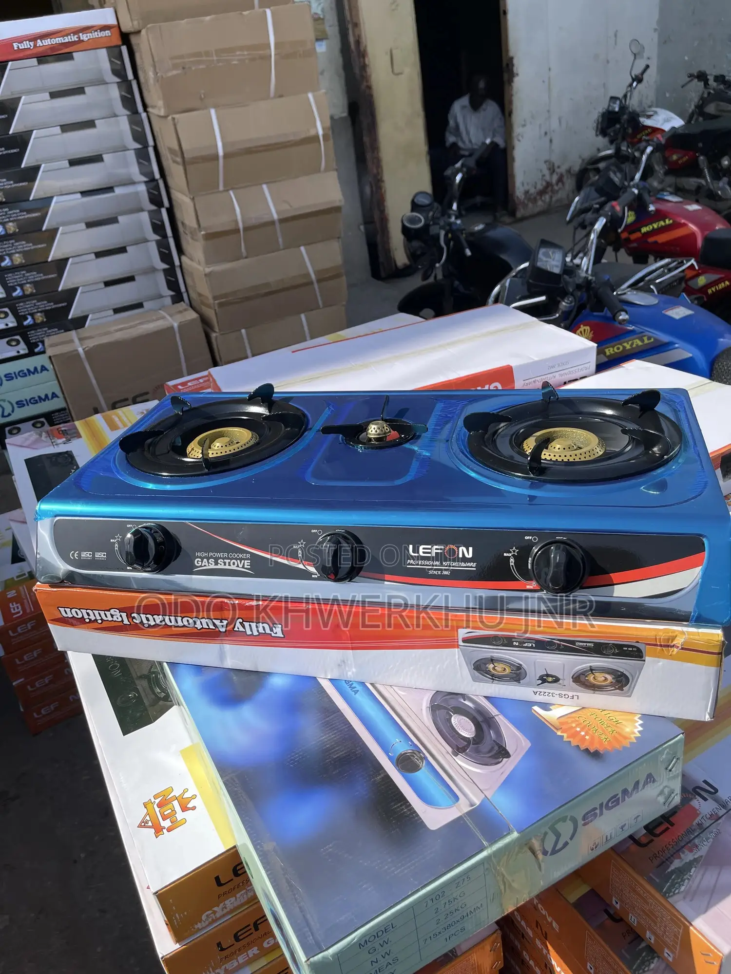 3burner Automatic Gas Stove